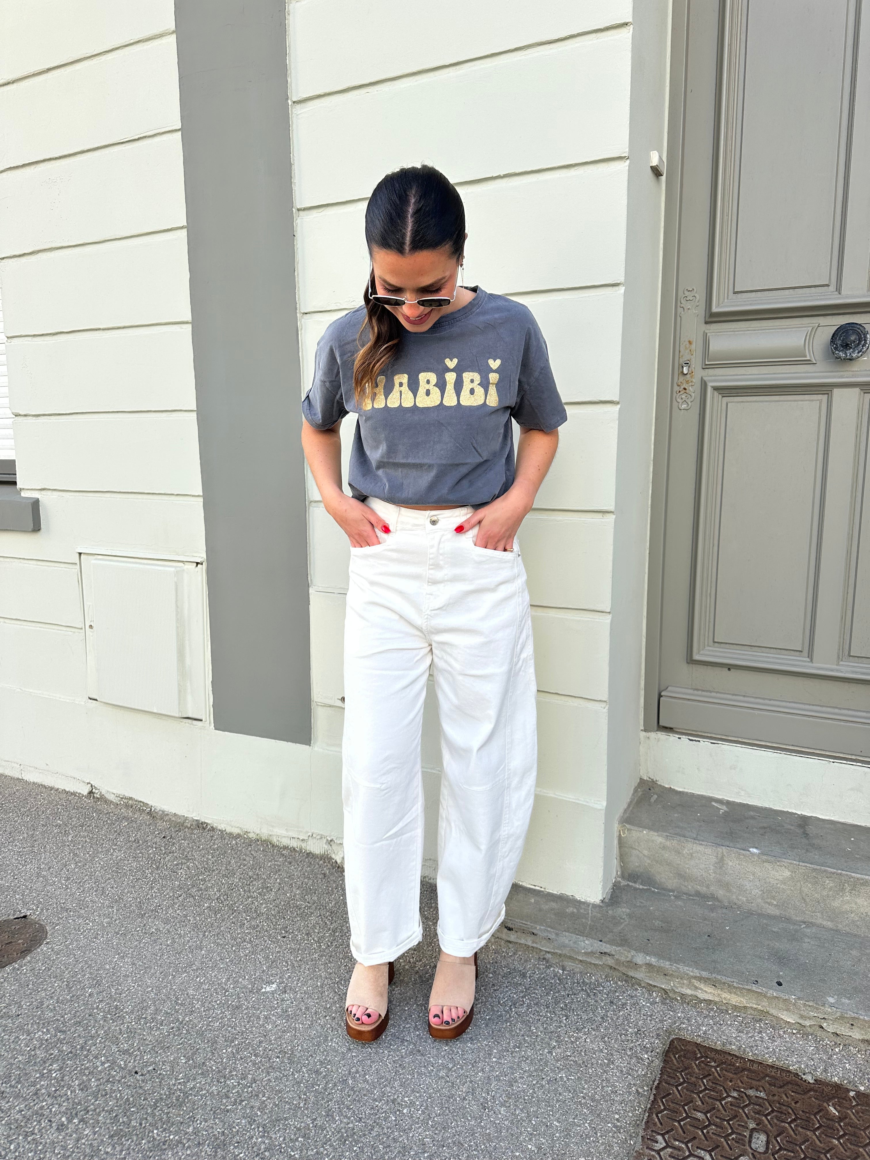 TEE-SHIRT HABIBI GRIS
