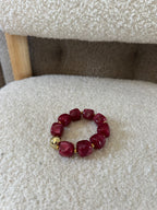 BRACELET FLORIE BORDEAUX