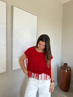 TEE-SHIRT GIANNA ROUGE