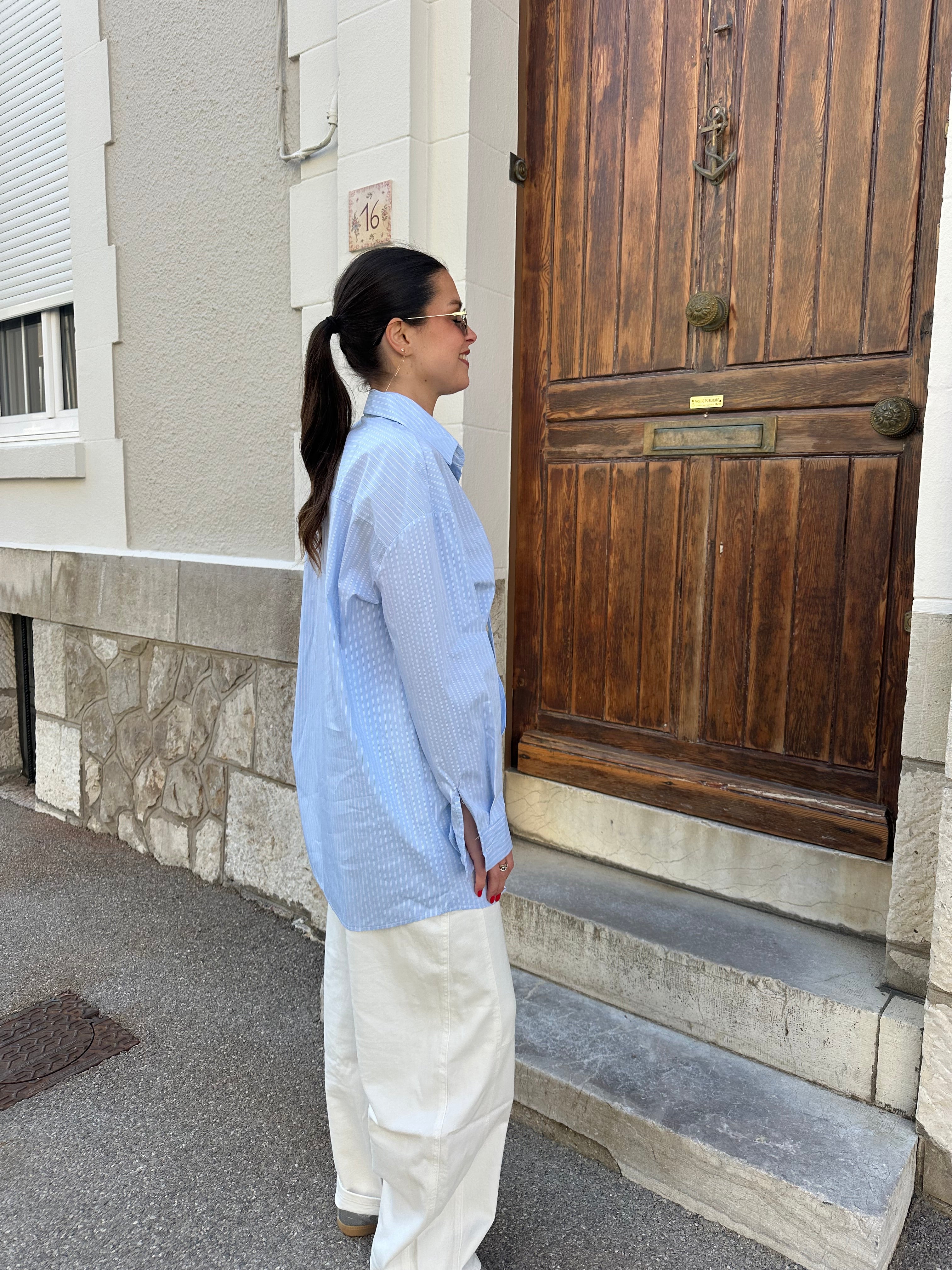 CHEMISE FANTINE BLEUE