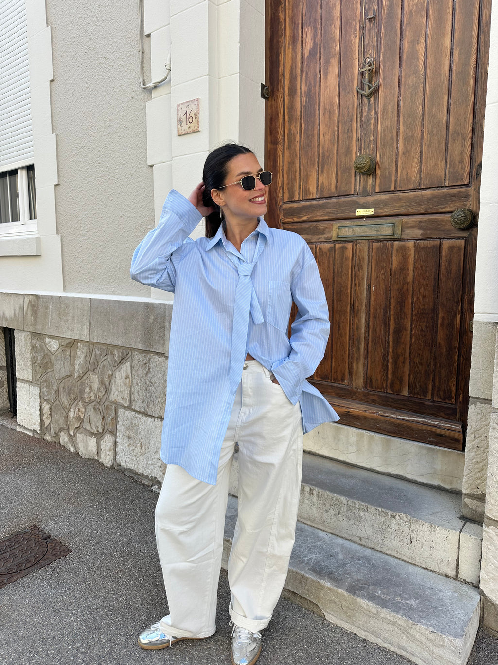 CHEMISE FANTINE BLEUE