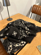 FOULARD BÉNÉDICTE NOIR