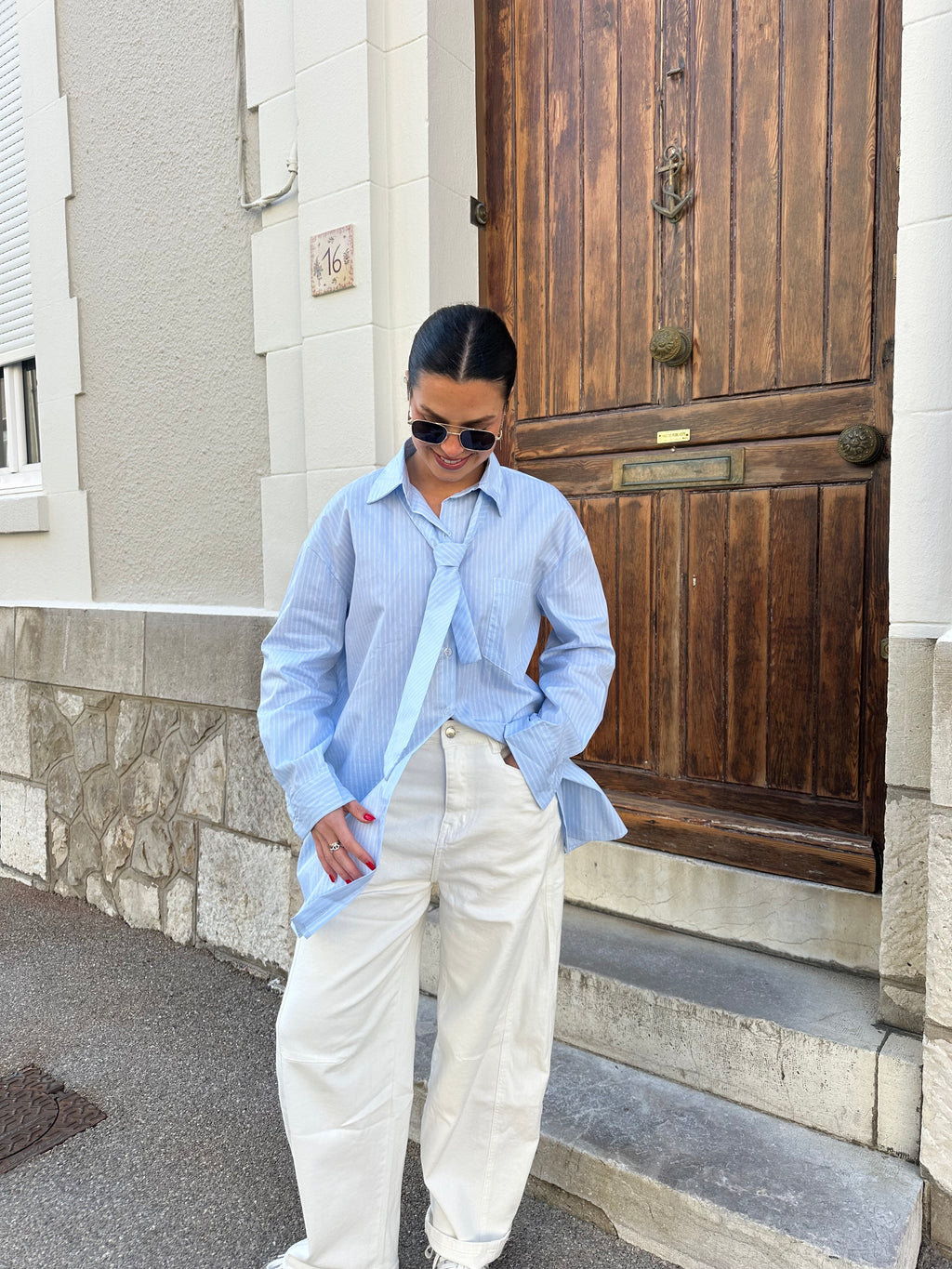 CHEMISE FANTINE BLEUE