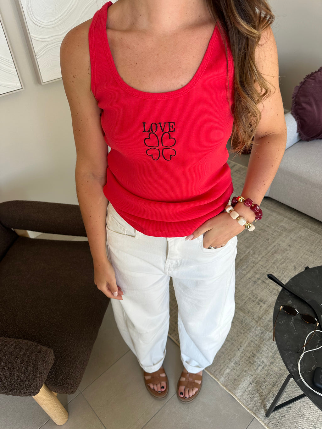 TEE-SHIRT GABRIELLA ROUGE