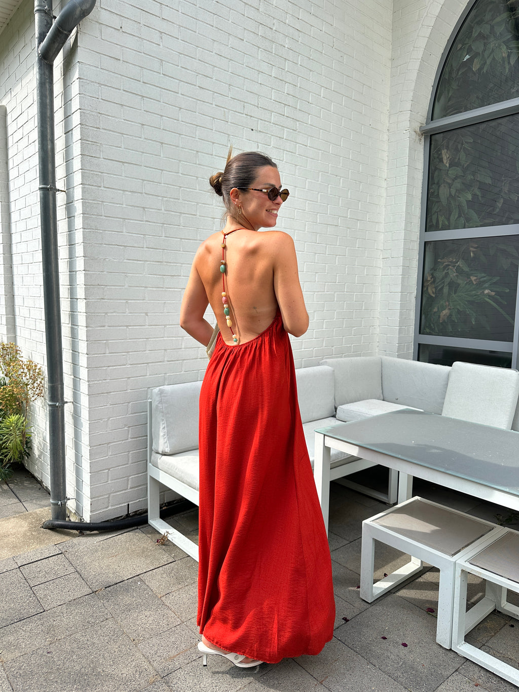 ROBE HALIMA TERRACOTTA
