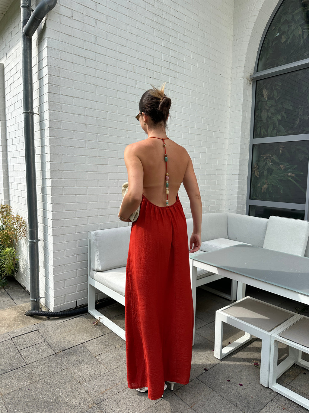 ROBE HALIMA TERRACOTTA