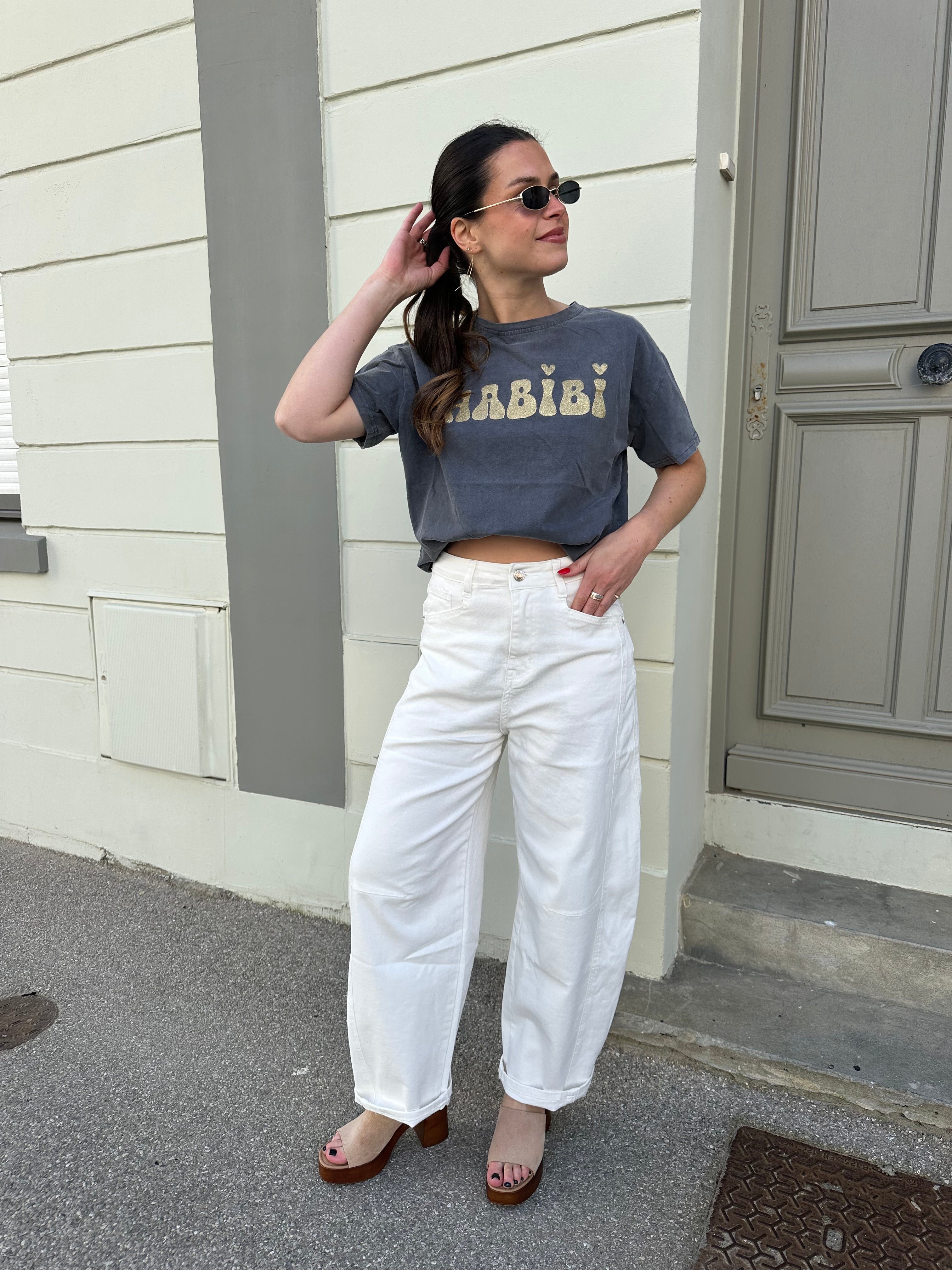 TEE-SHIRT HABIBI GRIS