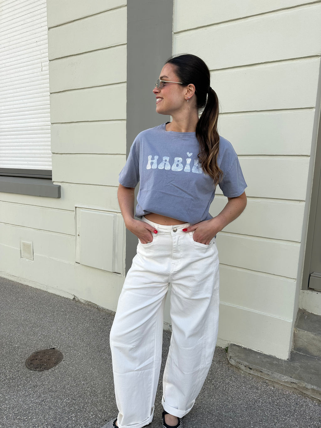 TEE-SHIRT HABIBI BLEU