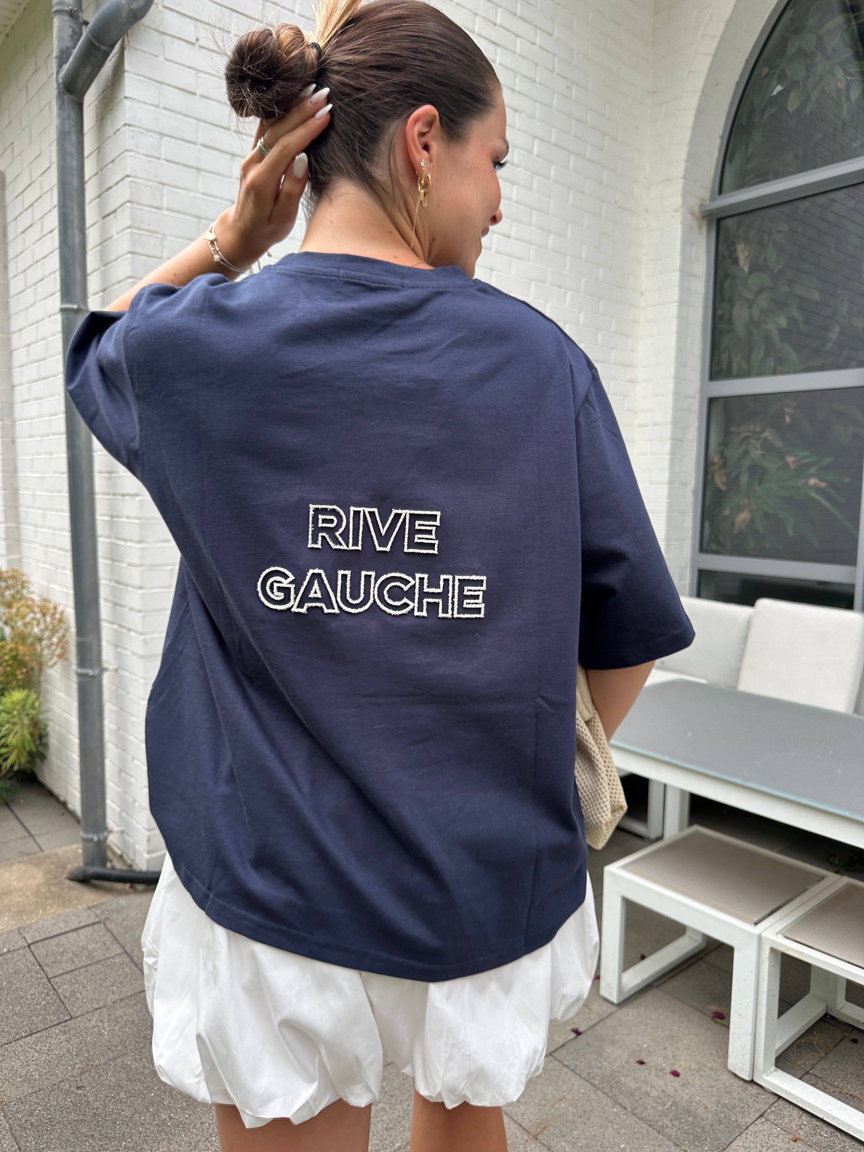 TEE-SHIRT RIVE GAUCHE MARINE