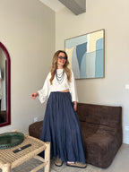 JUPE GLORY BLEUE MARINE