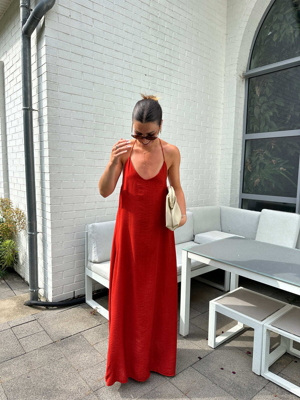 ROBE HALIMA TERRACOTTA