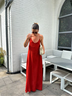 ROBE HALIMA TERRACOTTA