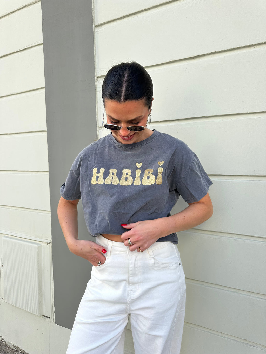 TEE-SHIRT HABIBI GRIS