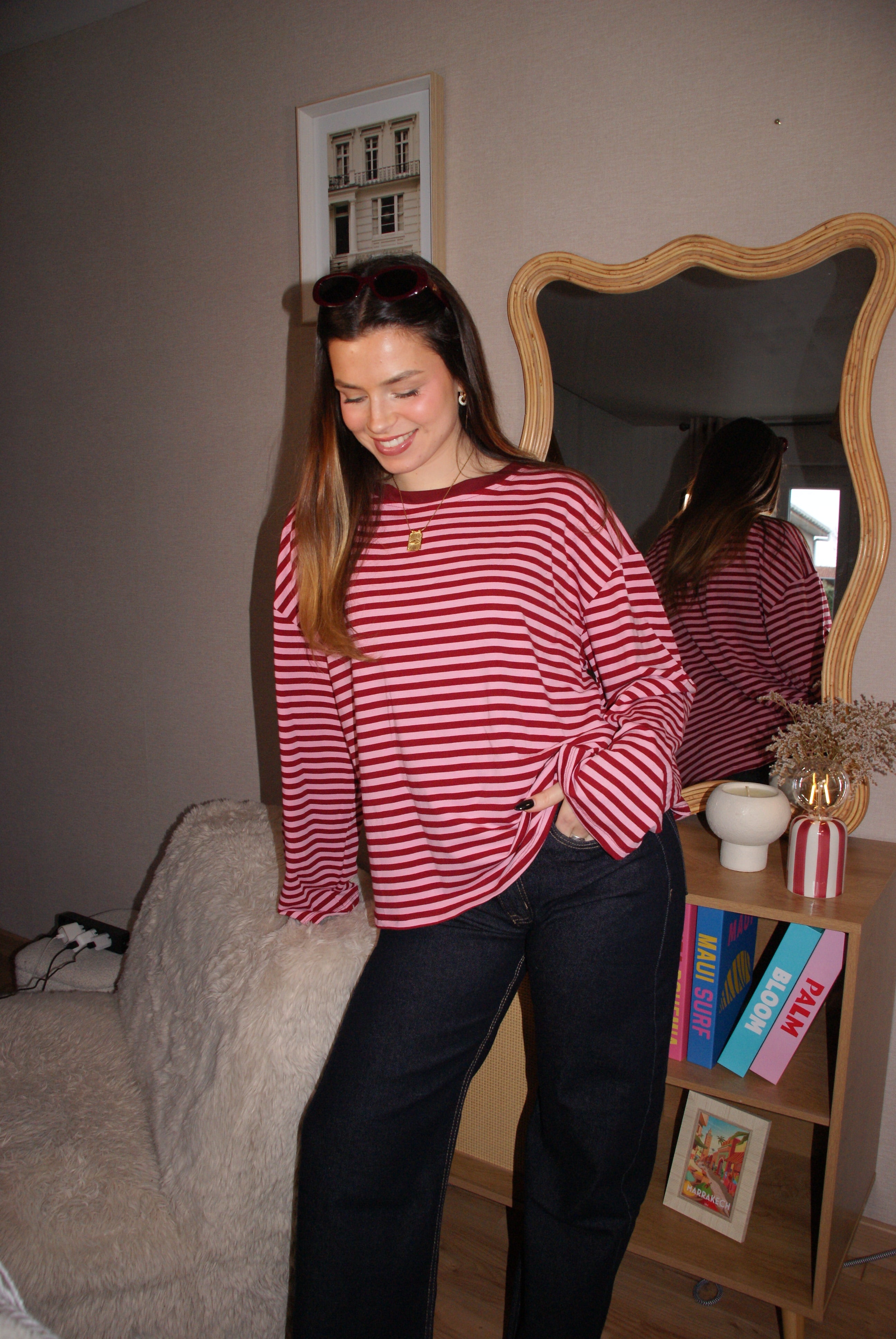 TEE-SHIRT DIANA BORDEAUX