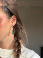 BOUCLES D'OREILLES FENDA VERTES