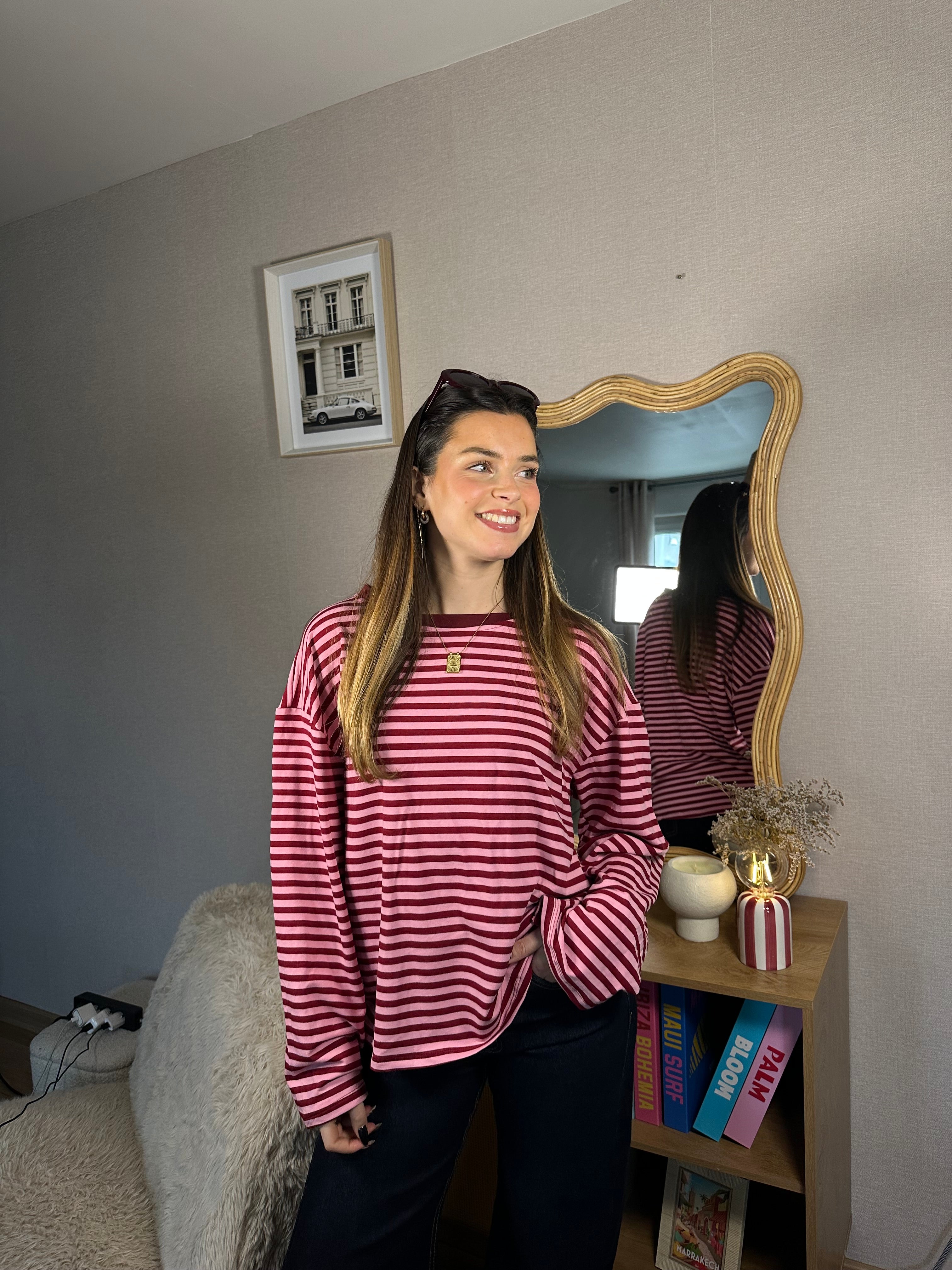 TEE-SHIRT DIANA BORDEAUX