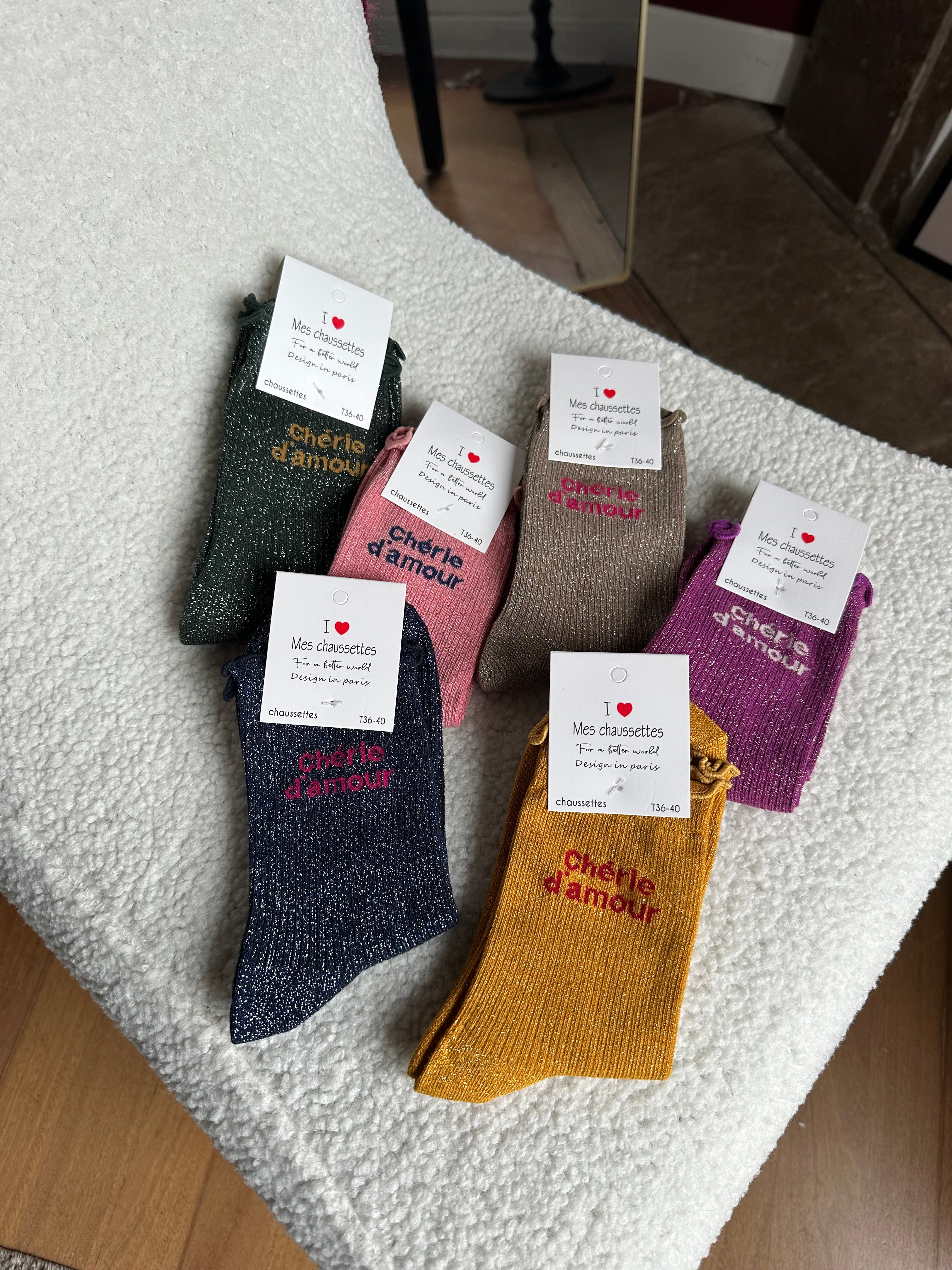 CHAUSSETTES PAILLETTES