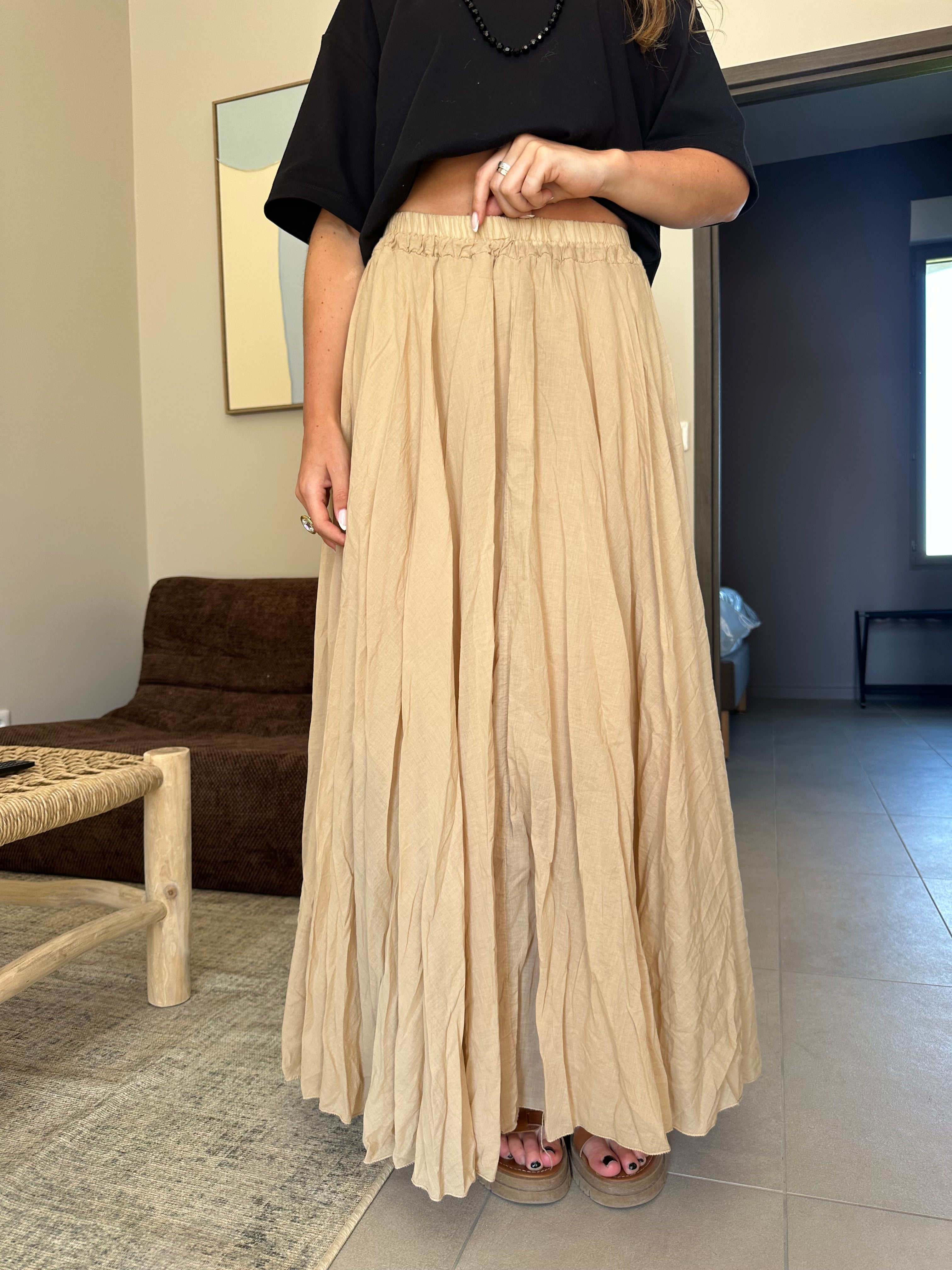 JUPE GLORY CAMEL