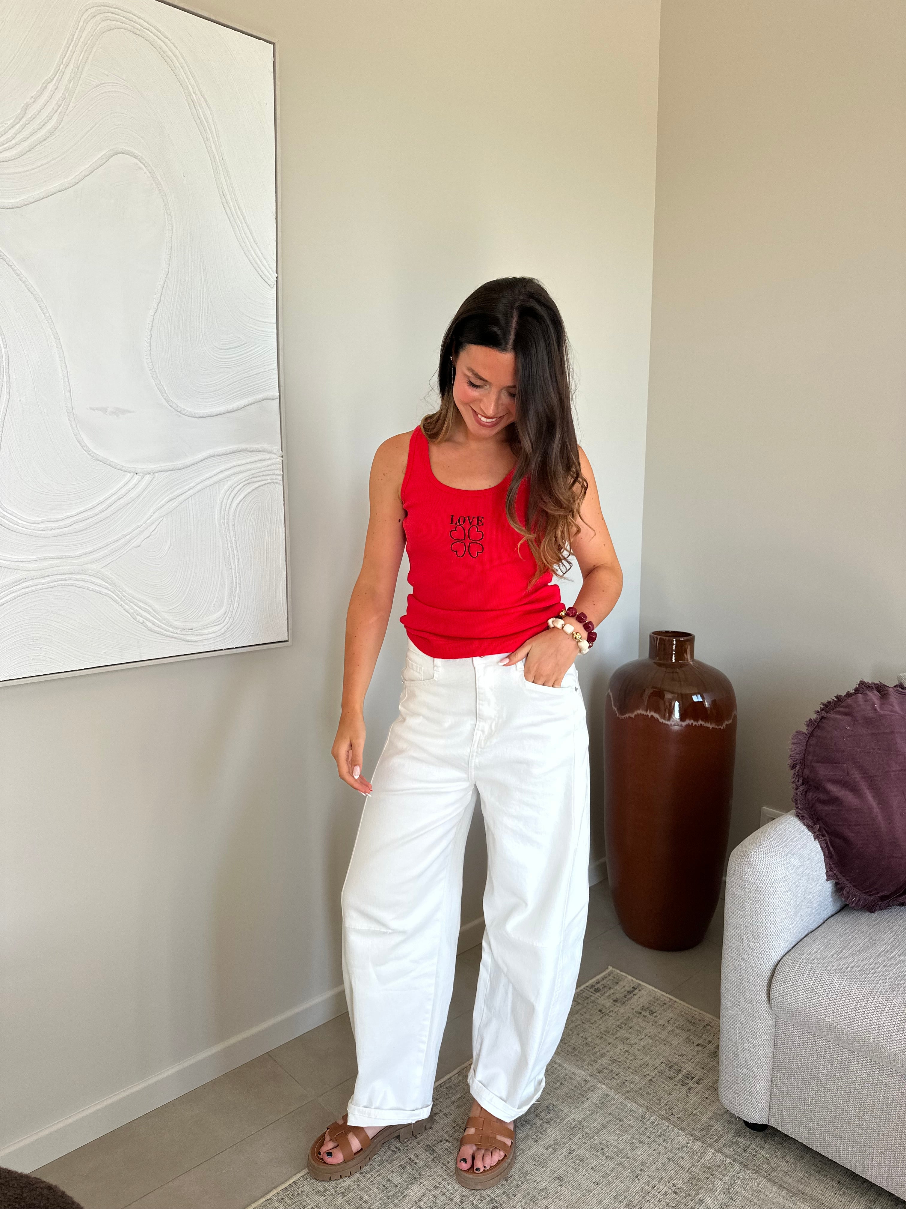 TEE-SHIRT GABRIELLA ROUGE