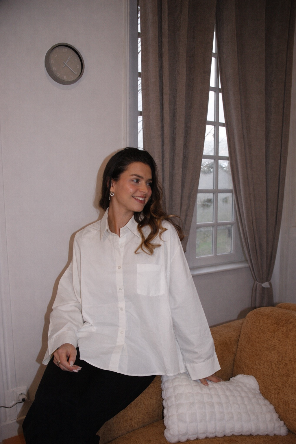 CHEMISE CAPUCINE BLANCHE