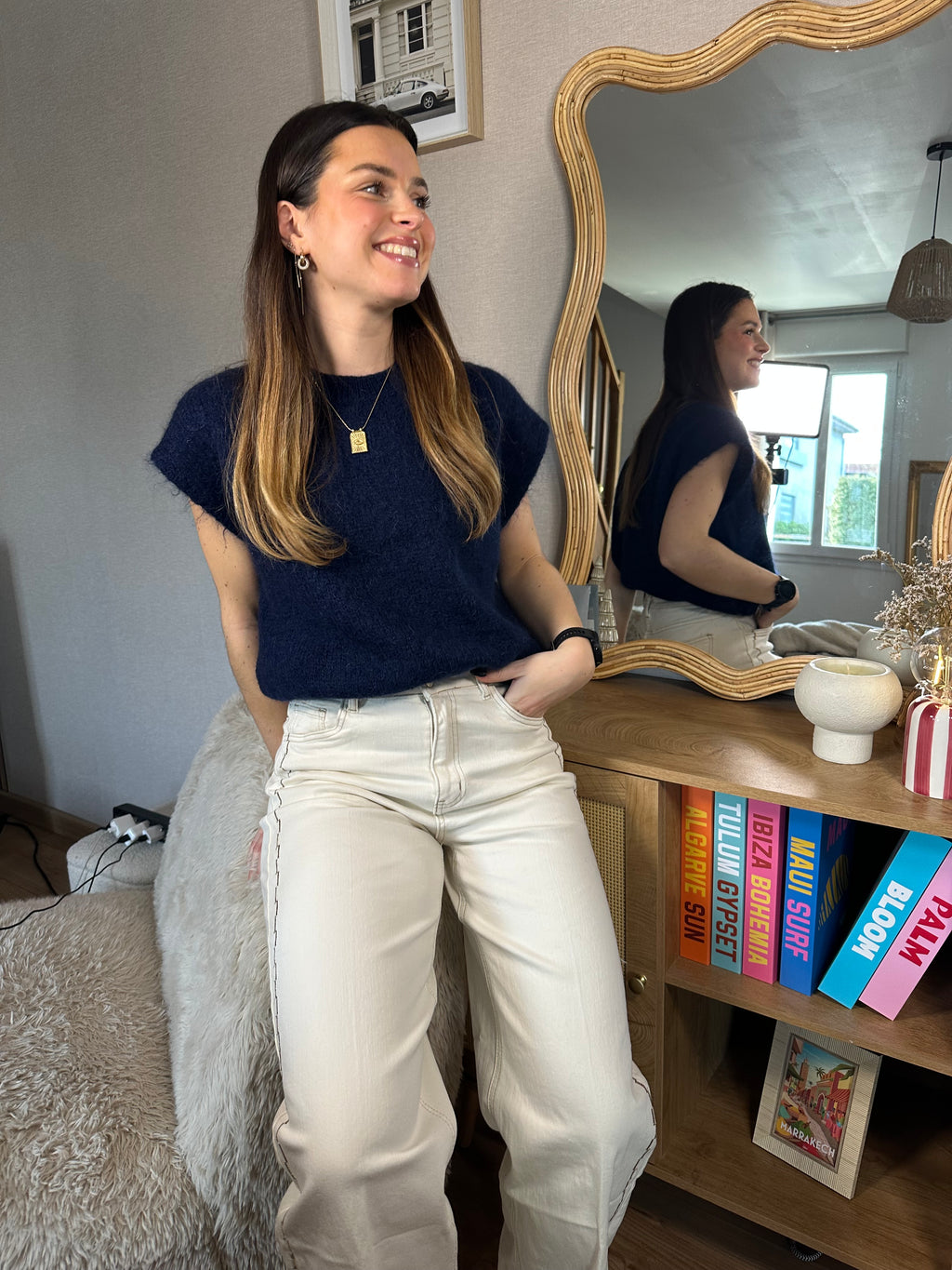 JEANS DANAÉ BEIGE