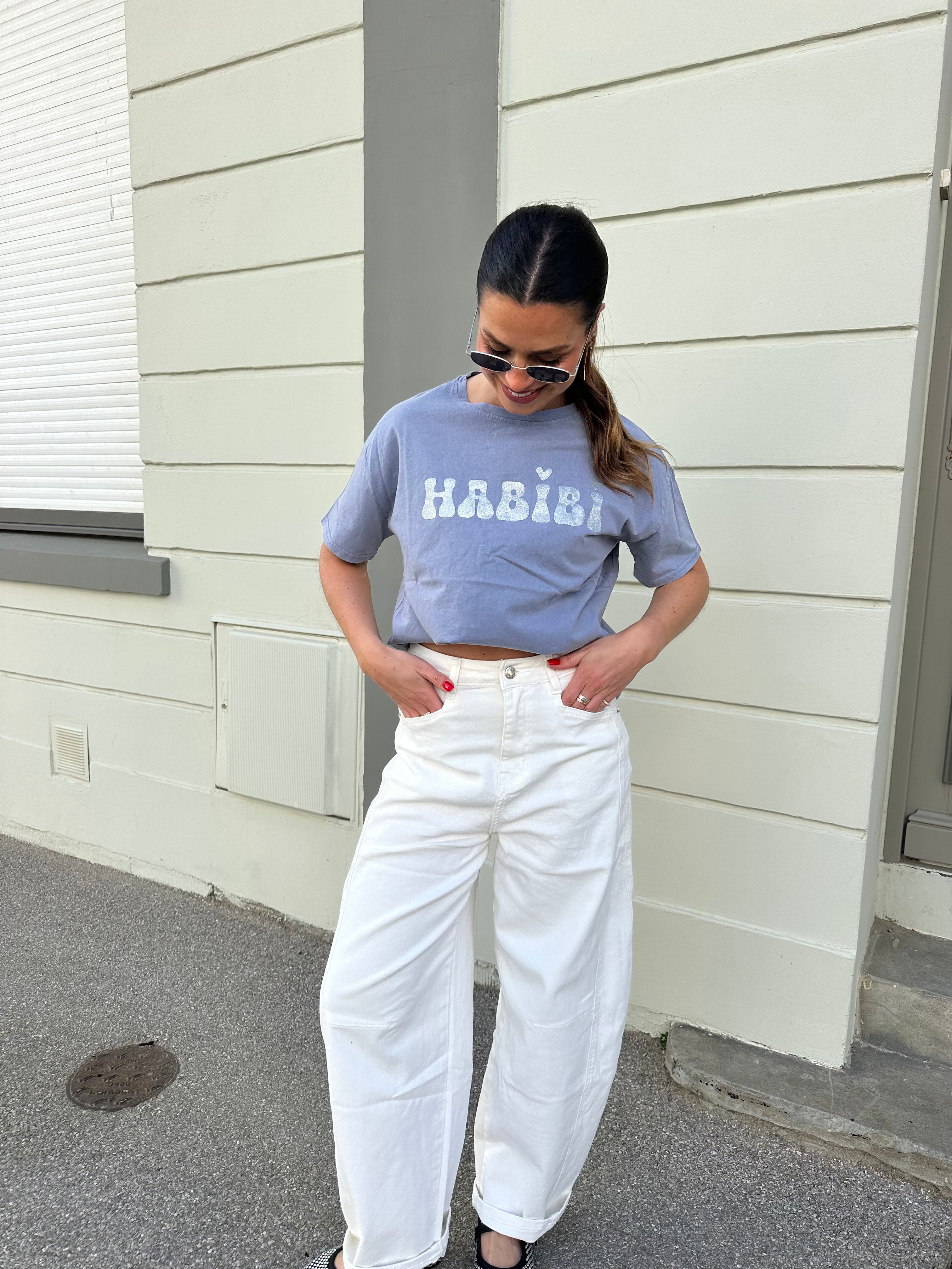 TEE-SHIRT HABIBI BLEU
