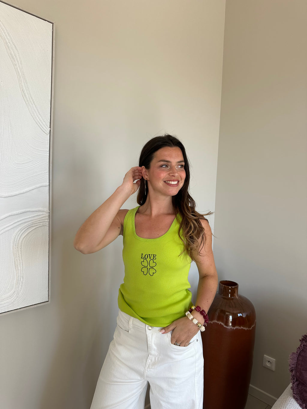 TEE-SHIRT GABRIELLA VERT