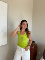 TEE-SHIRT GABRIELLA VERT