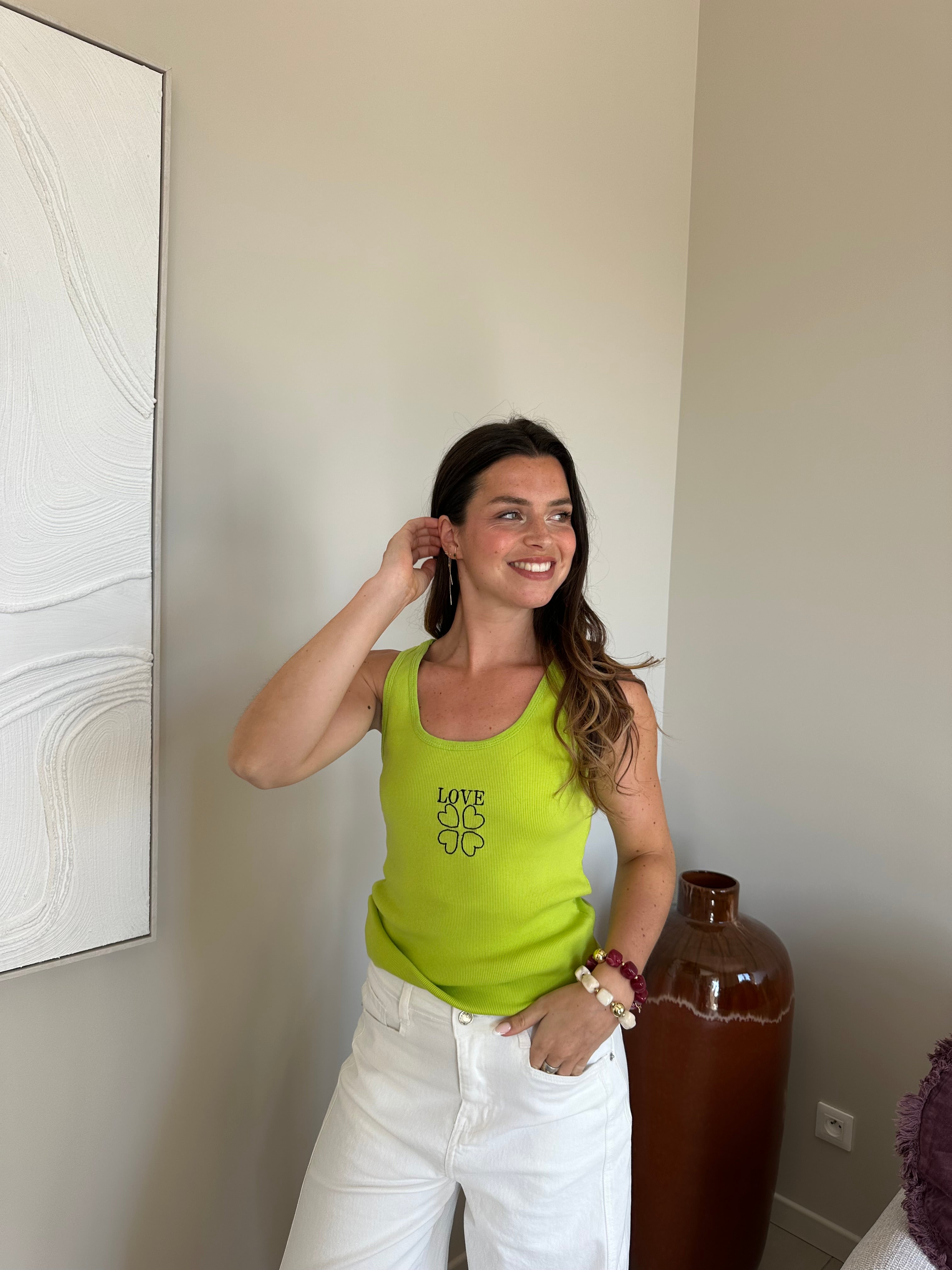 TEE-SHIRT GABRIELLA VERT