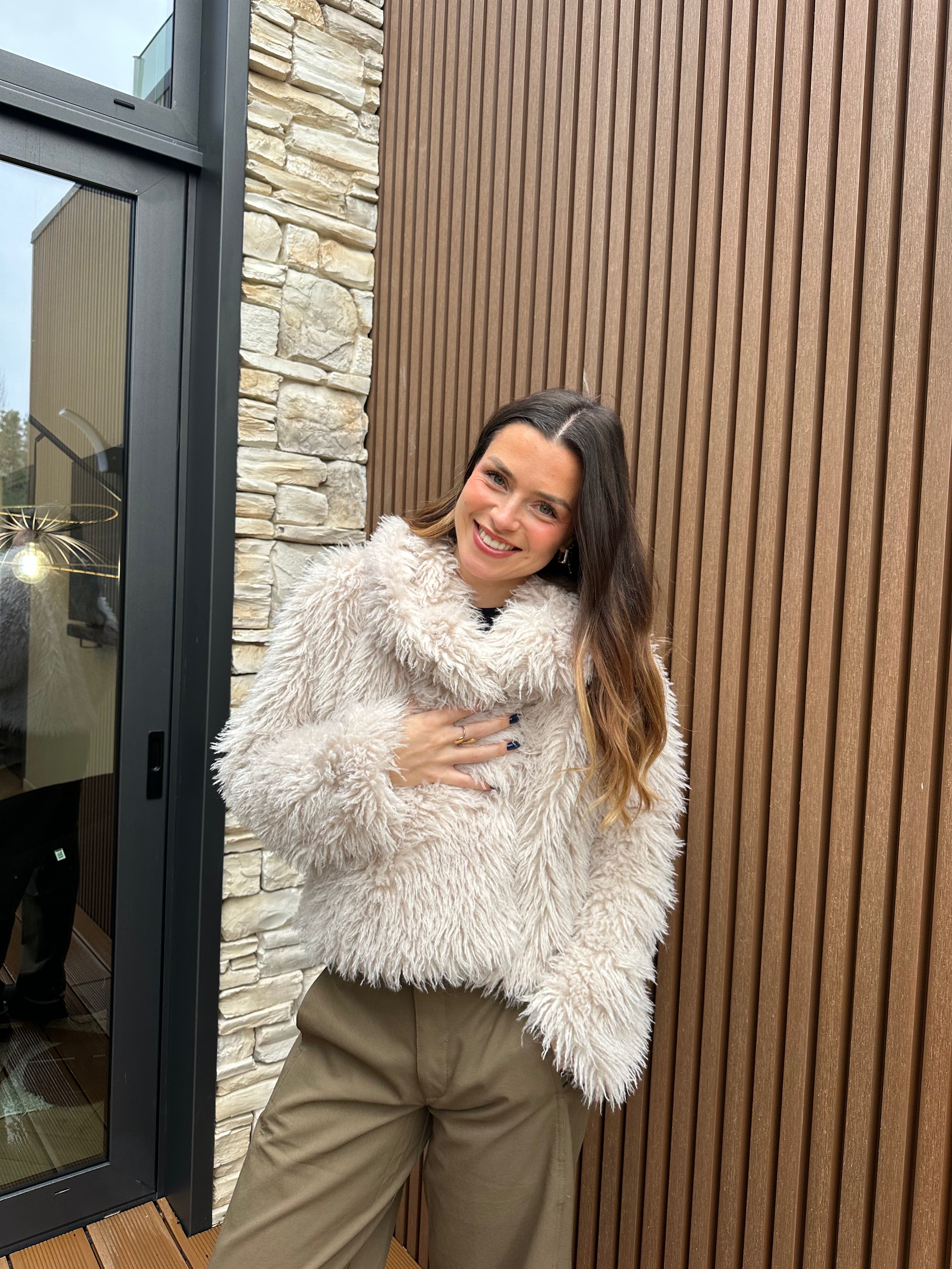 VESTE  FOURRURE BAILA BEIGE
