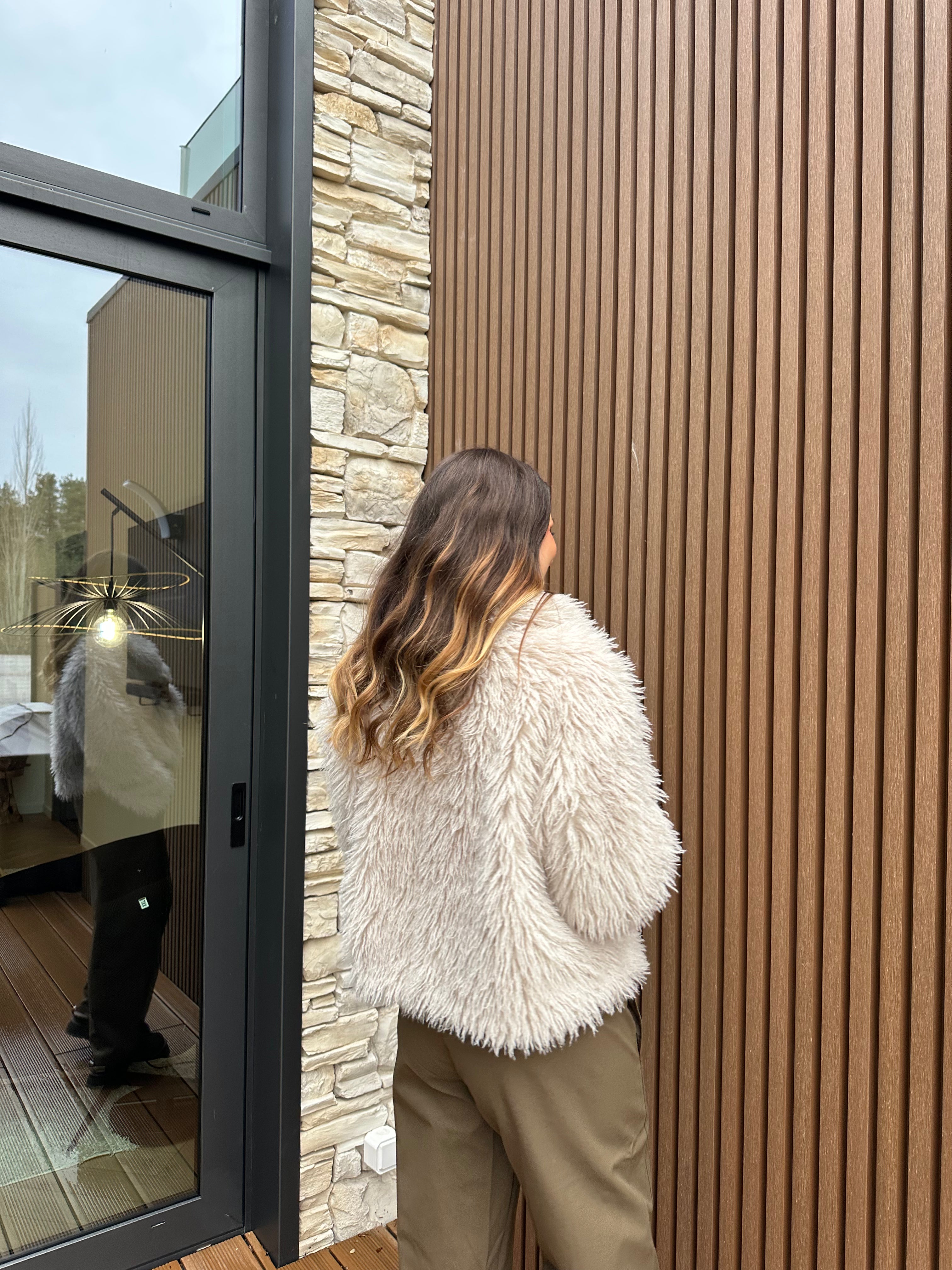 VESTE  FOURRURE BAILA BEIGE