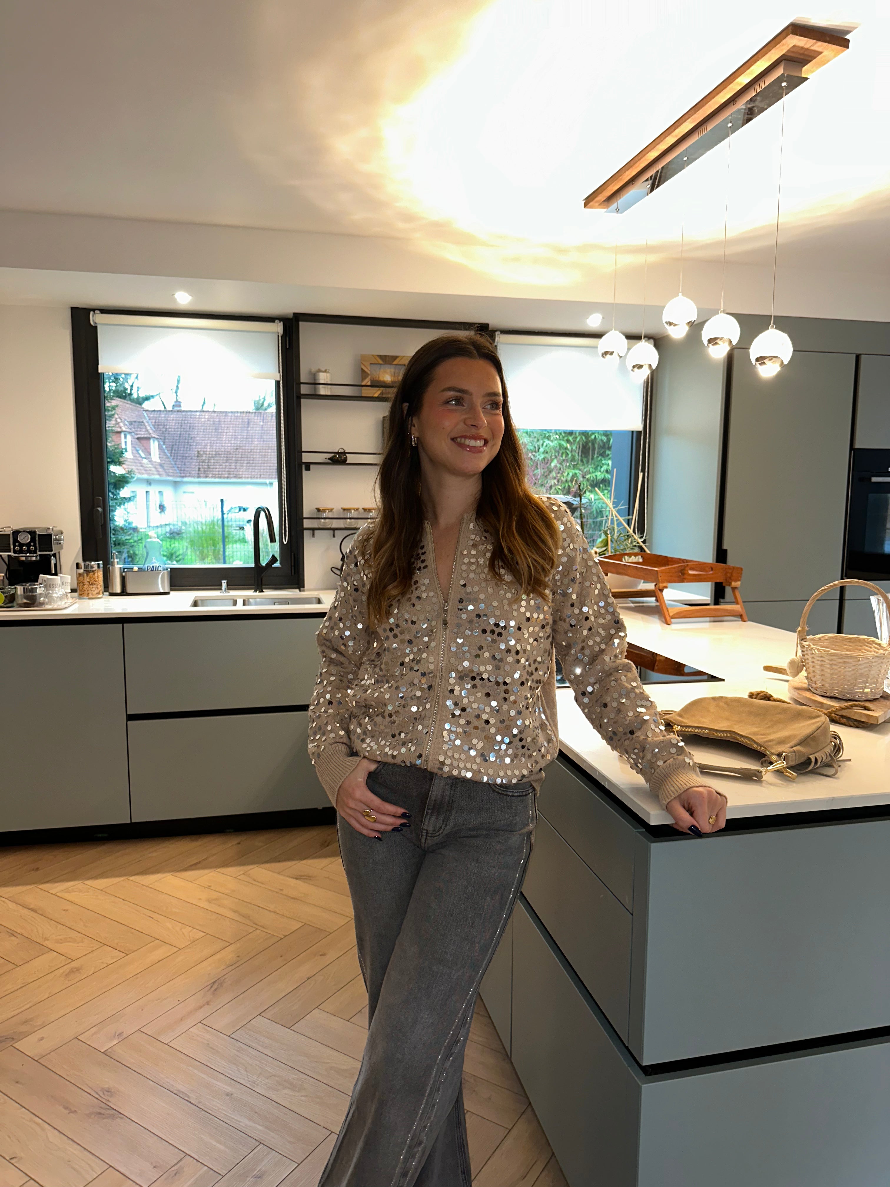 GILET PAILLETTES BARBARA