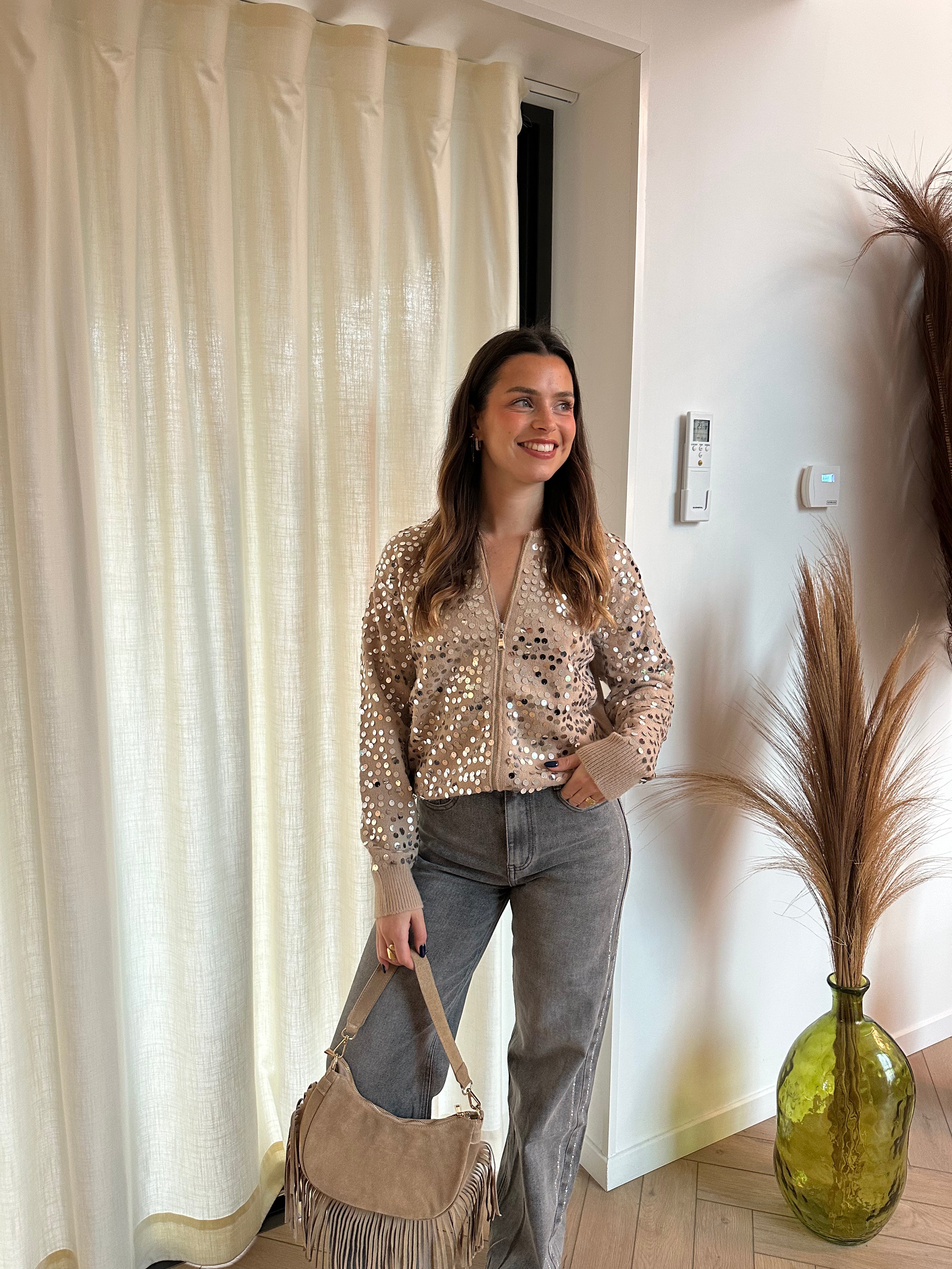 GILET PAILLETTES BARBARA