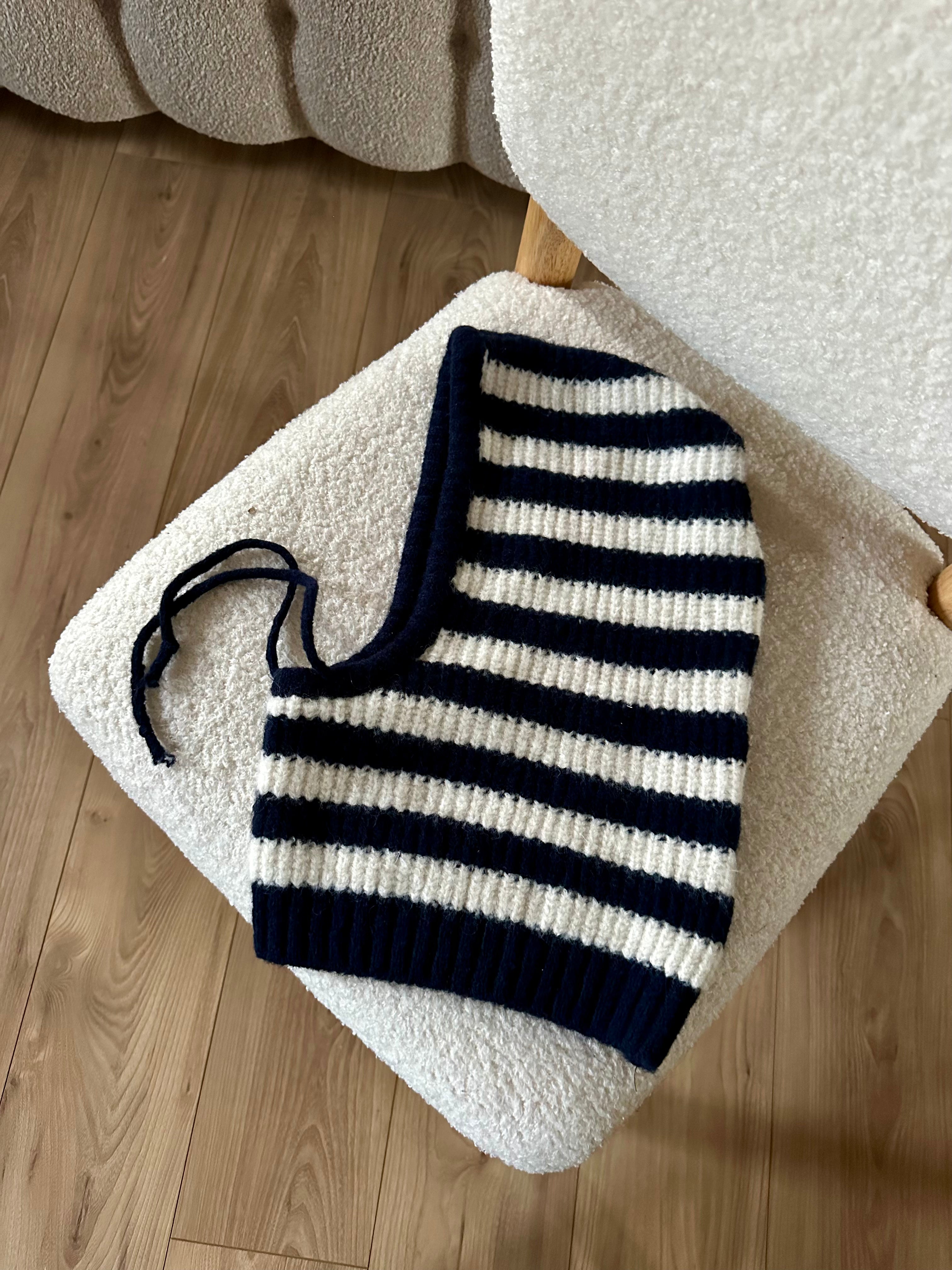 CAGOULE ELOISE RAYÉE MARINE