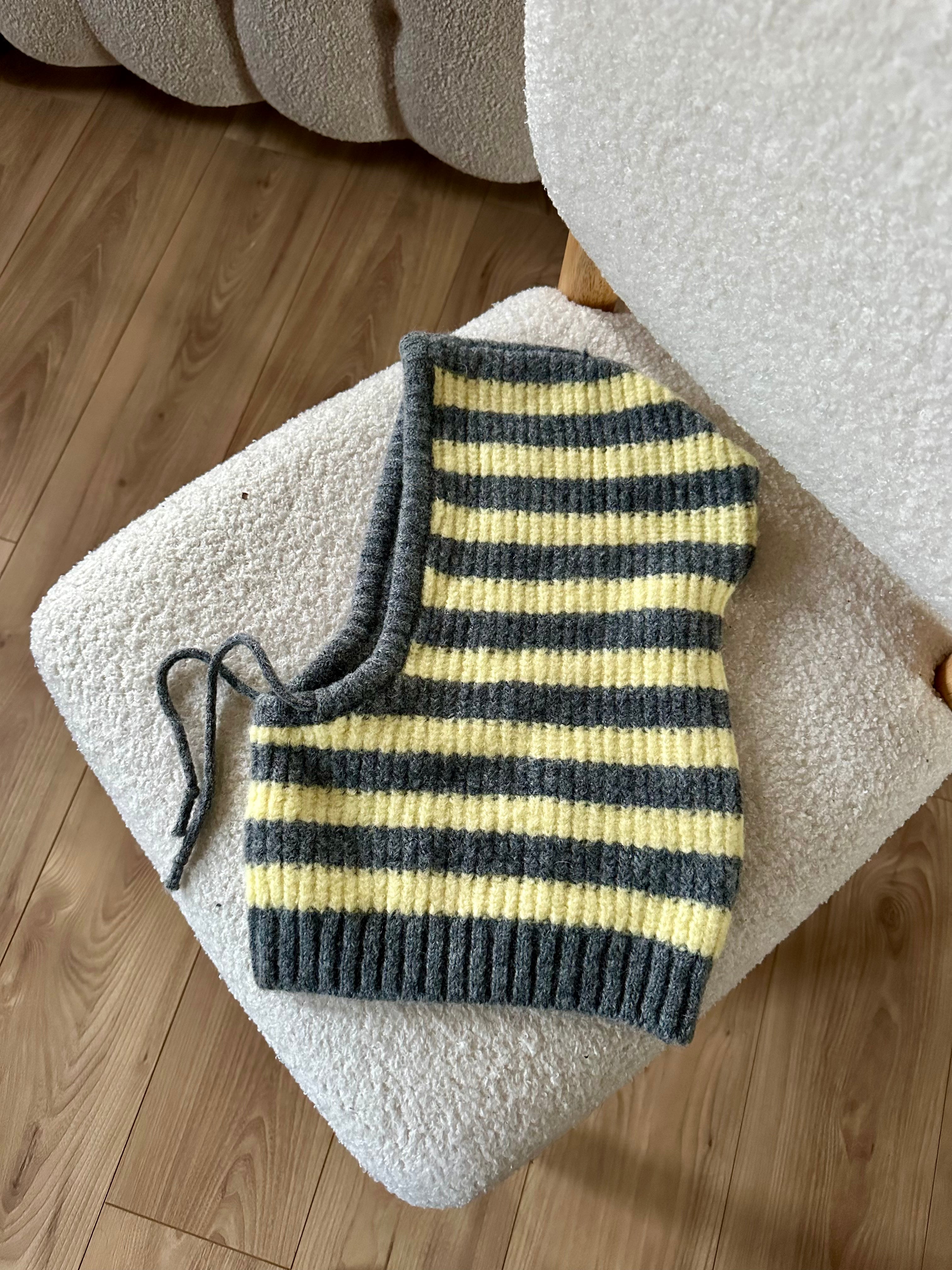 CAGOULE ELOISE RAYÉE JAUNE