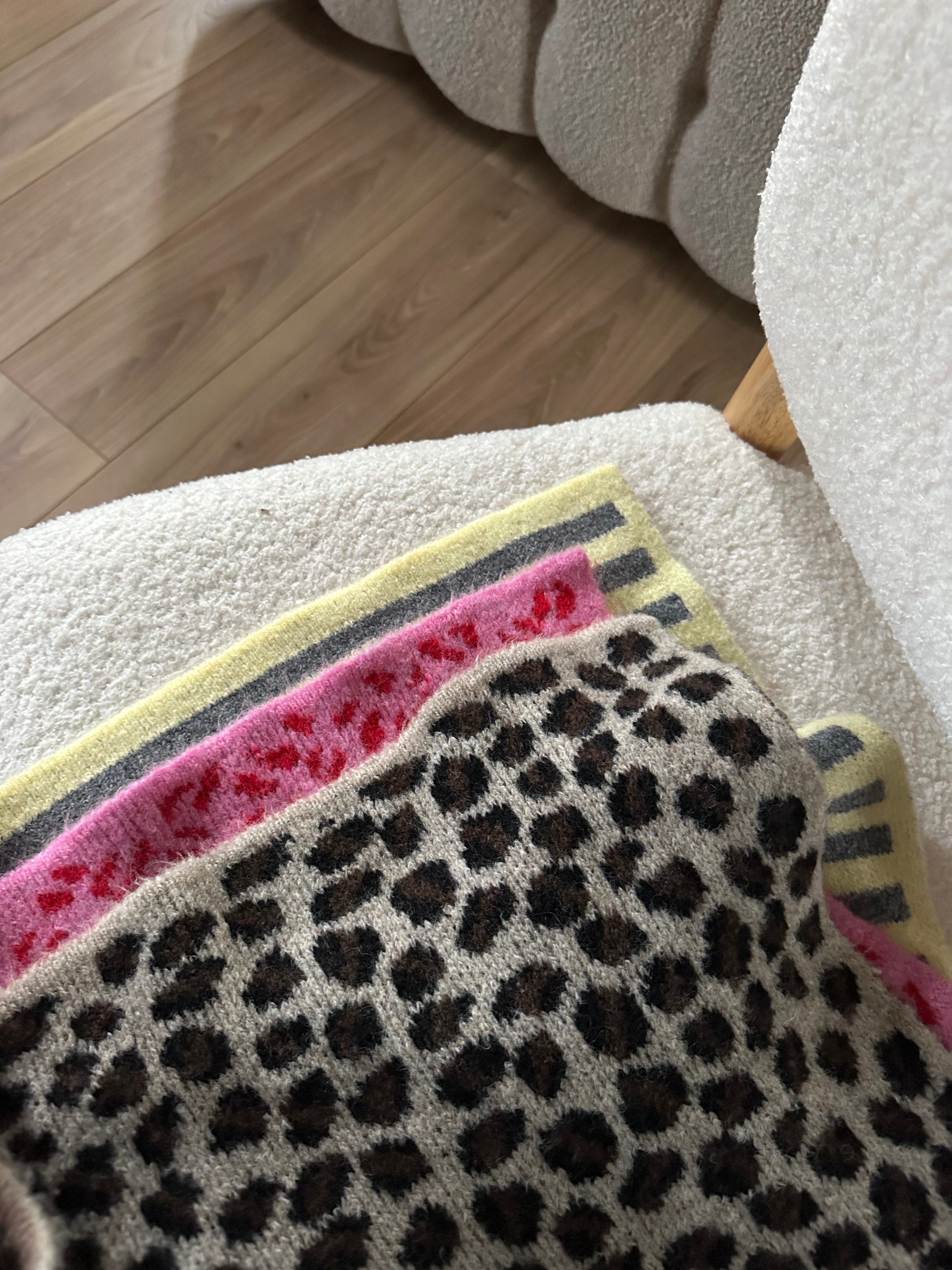 ELARA FOULARD LEOPARD MARRON