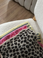 ELARA FOULARD RAYÉ JAUNE