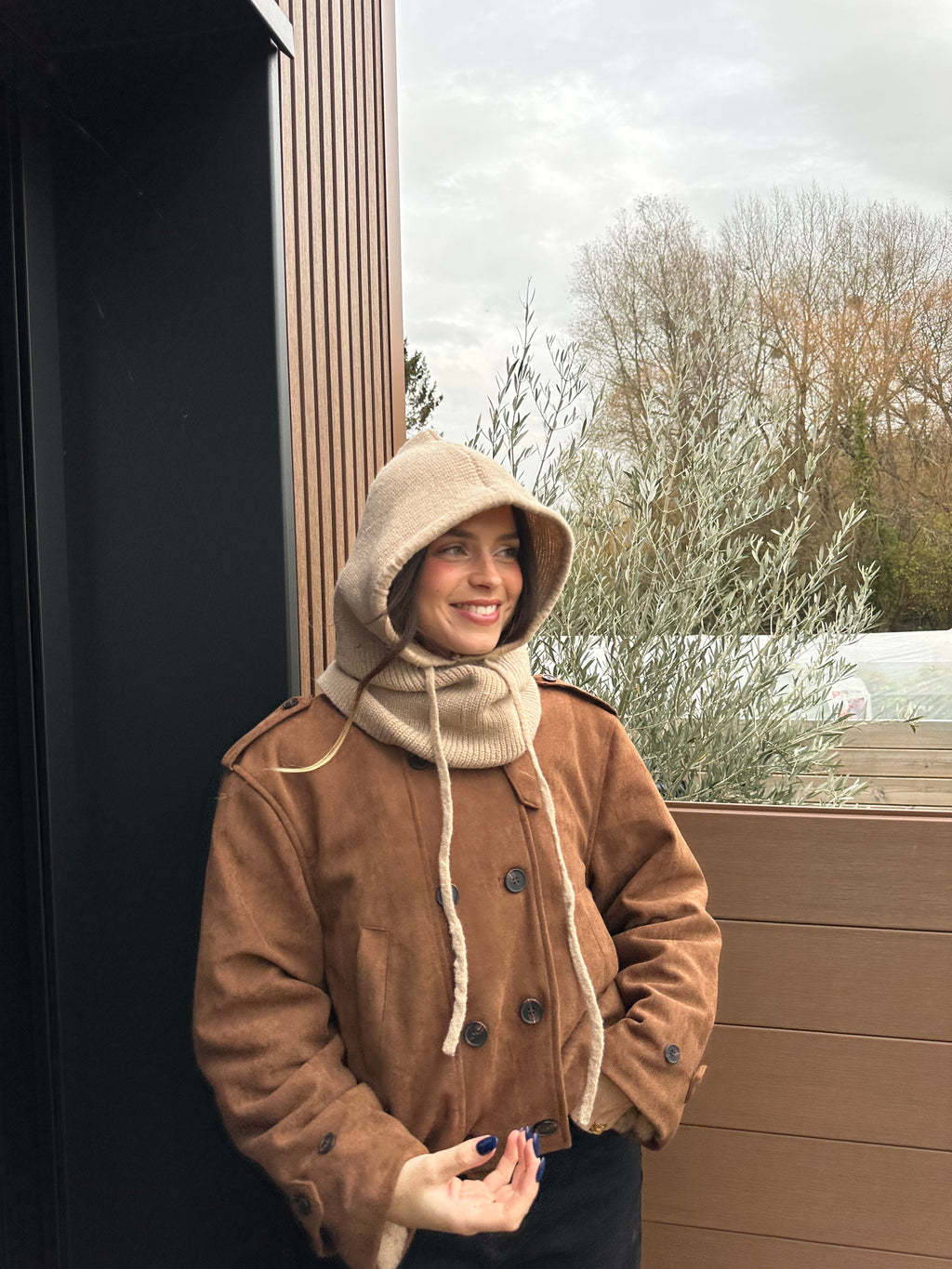 VESTE FOURRÉE BOMI CAMEL