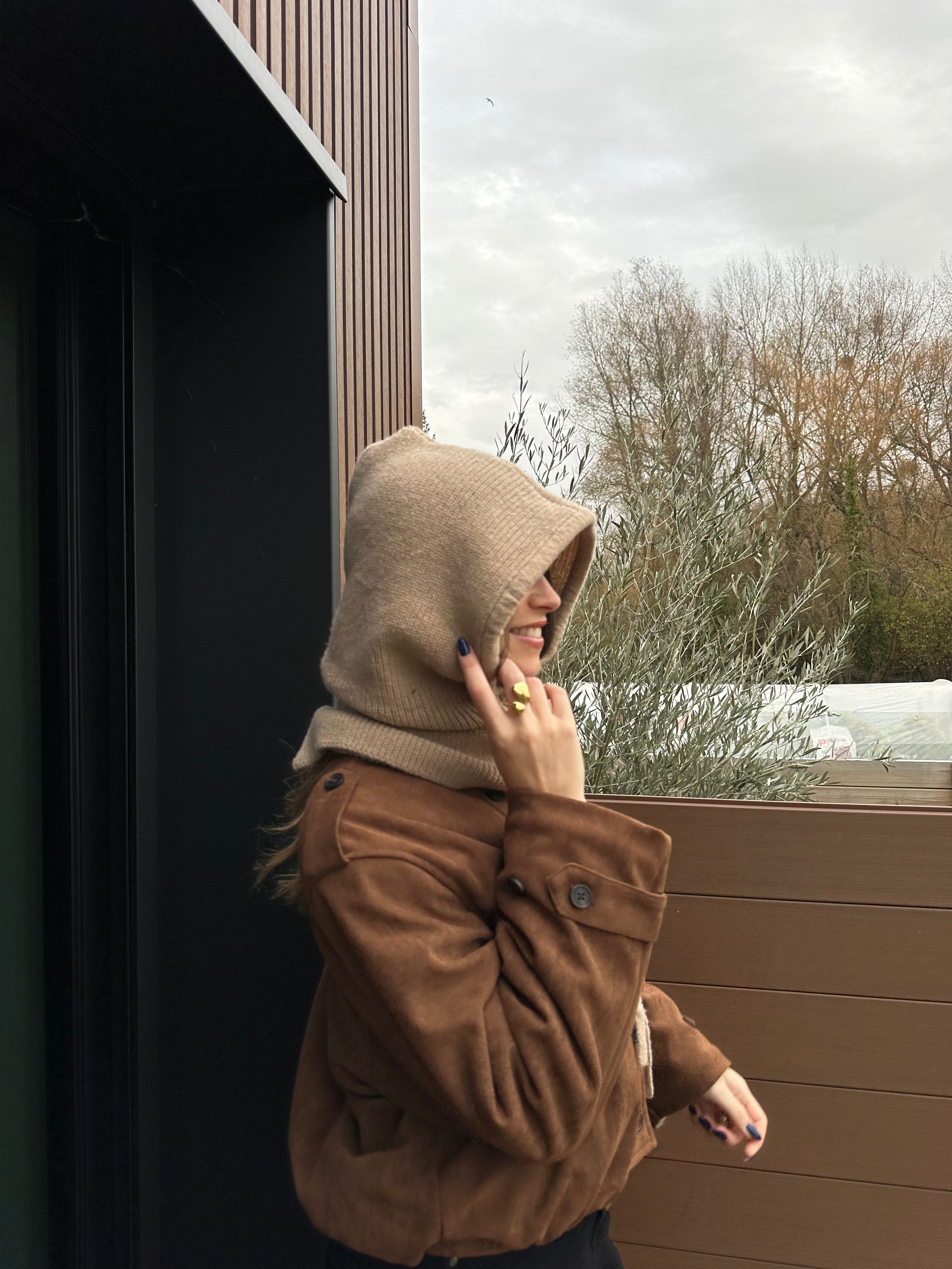 CAGOULE BERYL MARRON