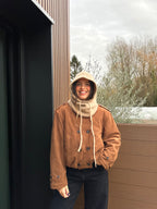 VESTE FOURRÉE BOMI CAMEL