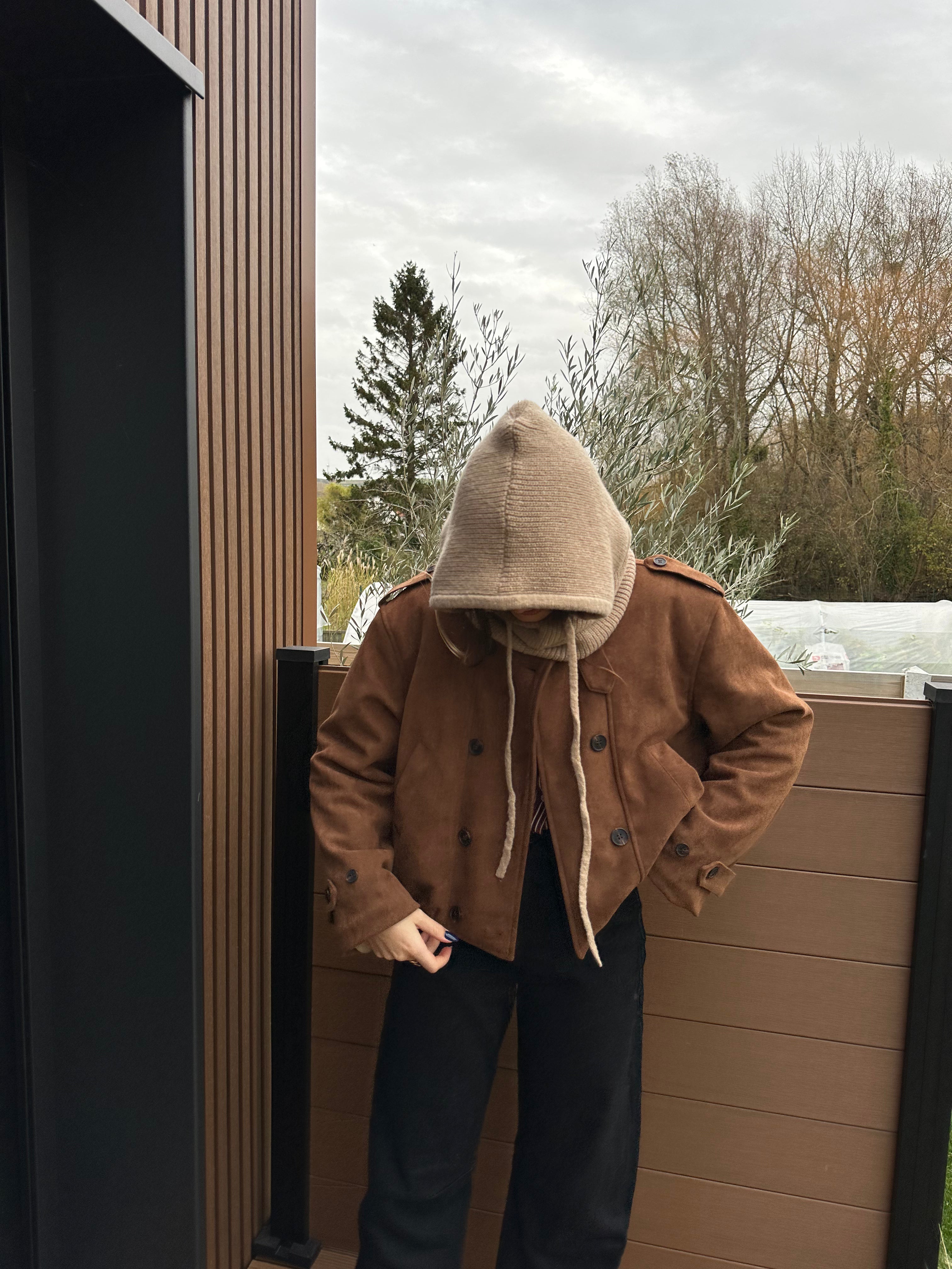 VESTE FOURRÉE BOMI CAMEL