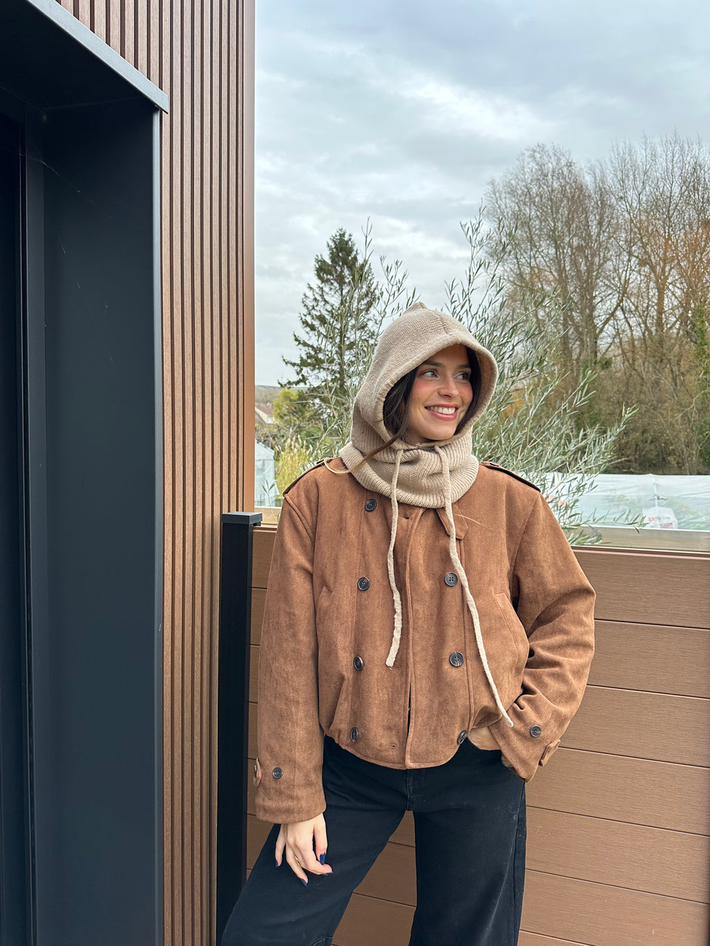 CAGOULE BERYL MARRON