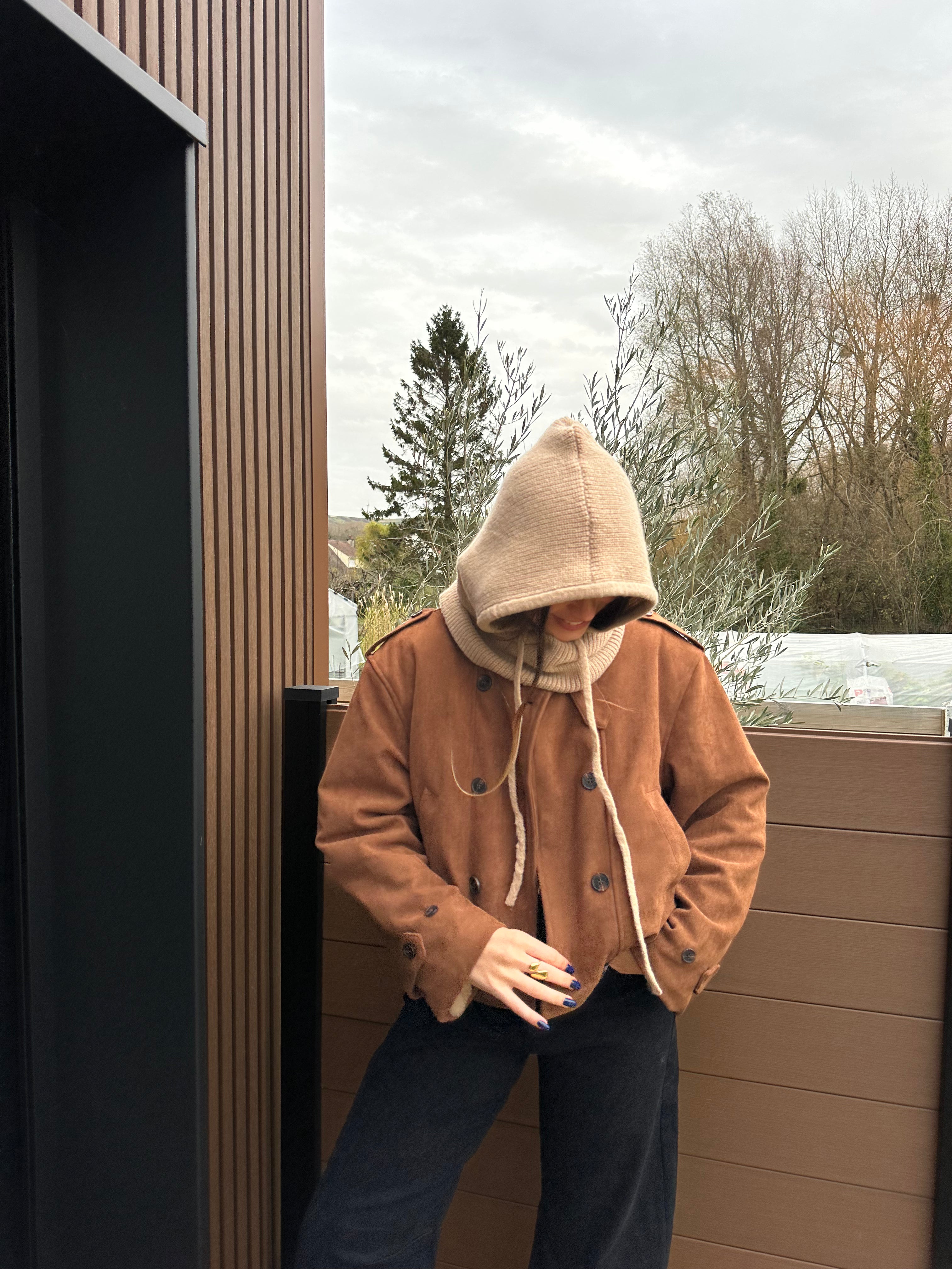 CAGOULE BERYL MARRON