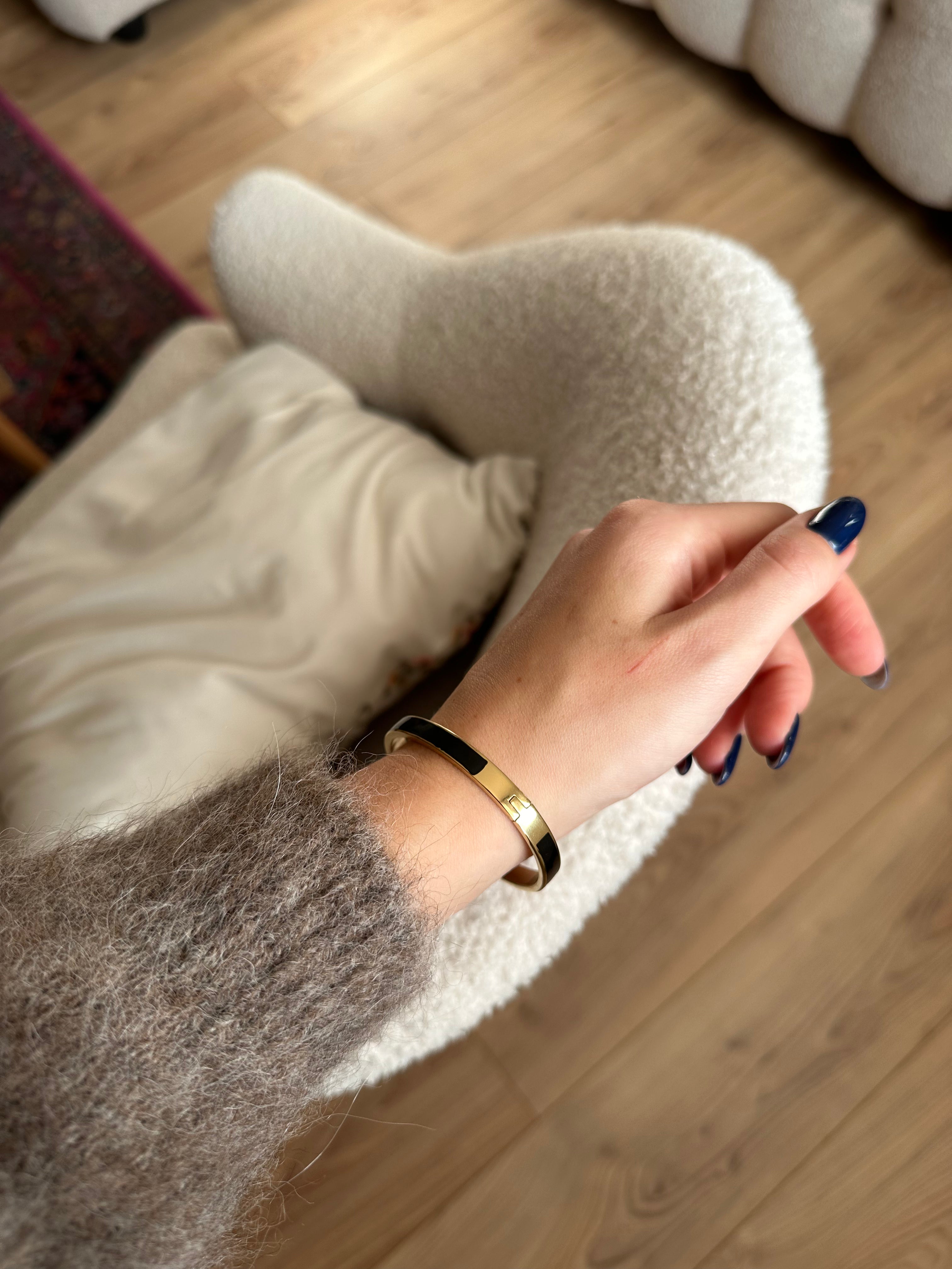 JONC BERELIE NOIR DORÉ