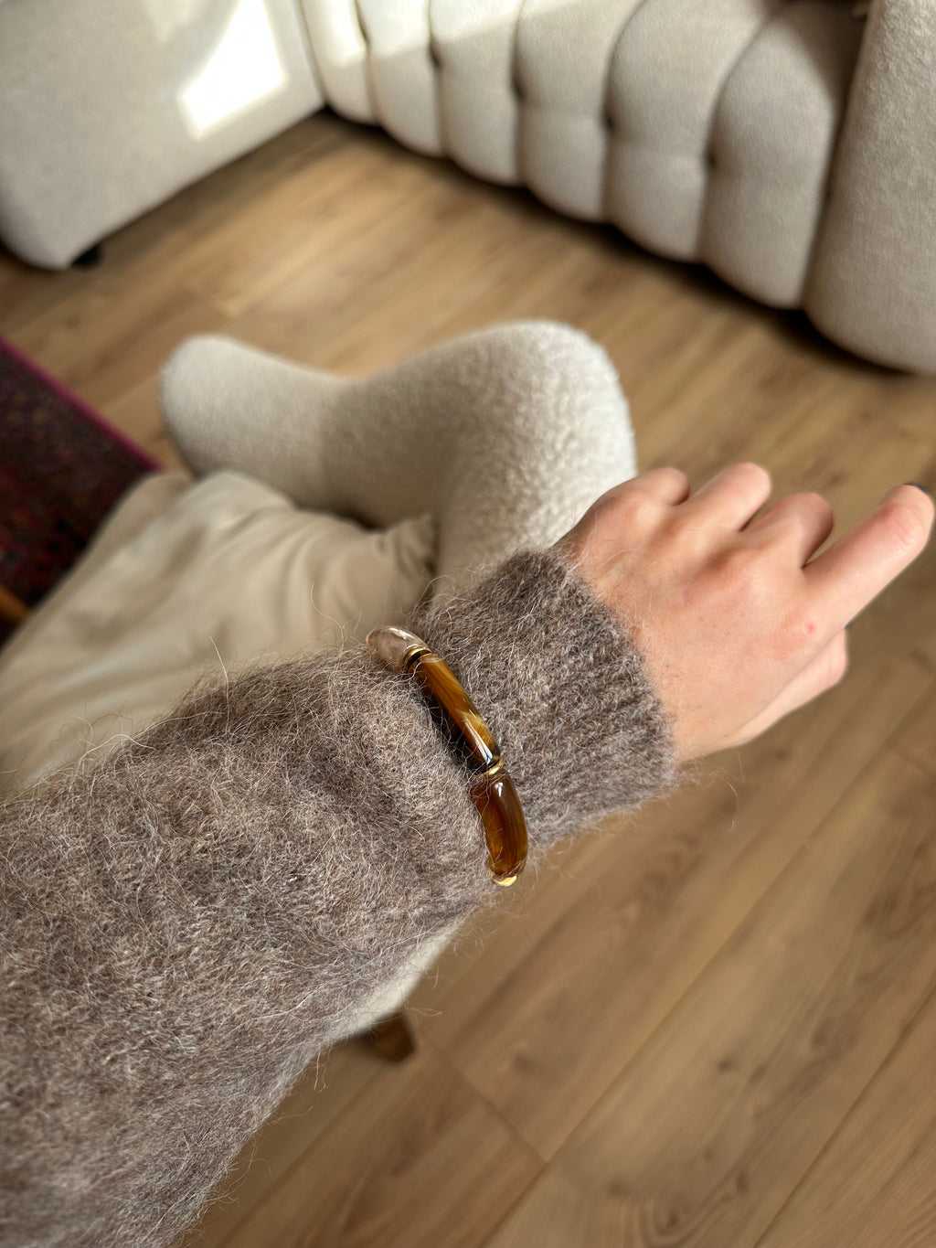 BRACELET BLAIR MARRON