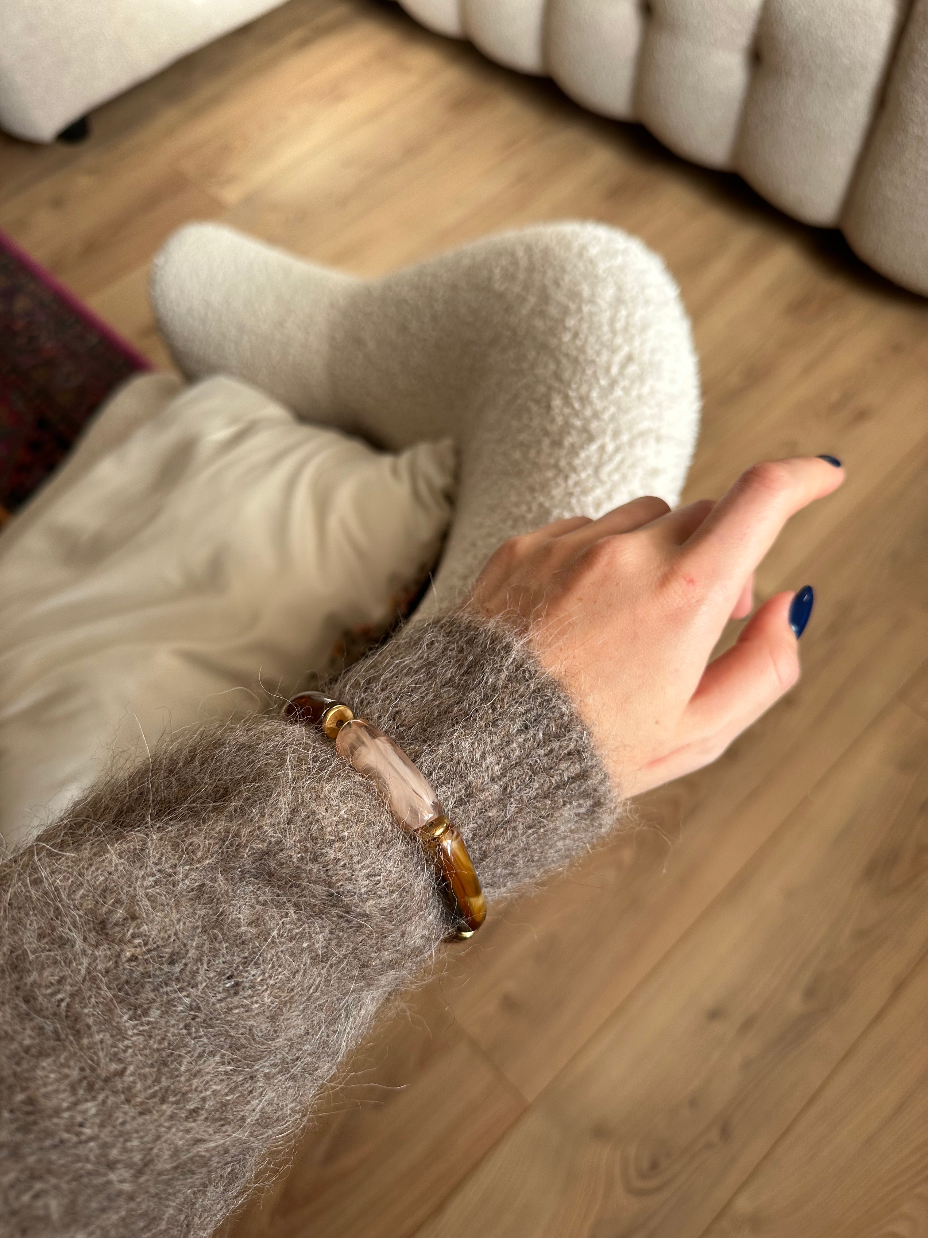 BRACELET BLAIR MARRON