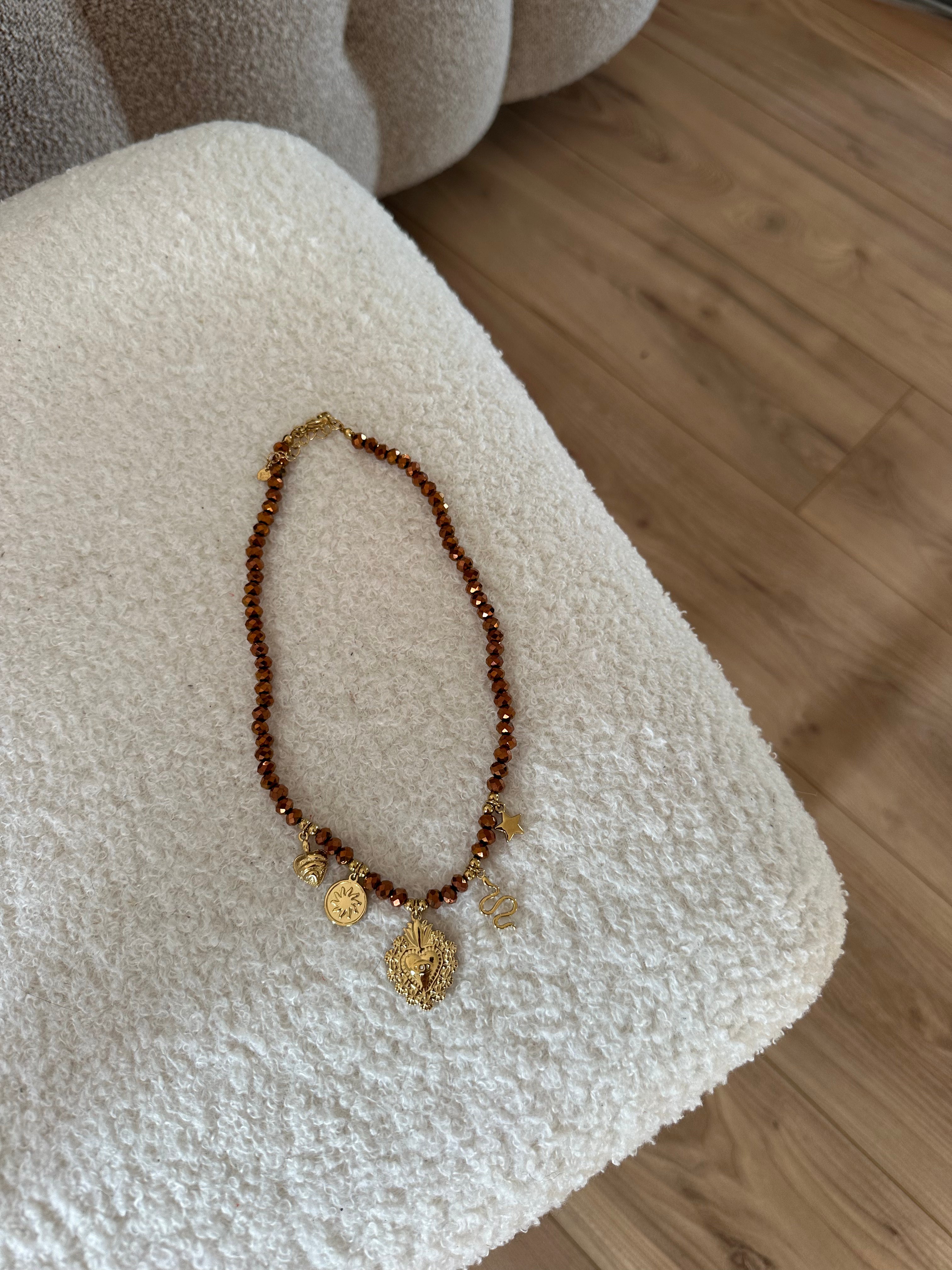 COLLIER BETAYA MARRON