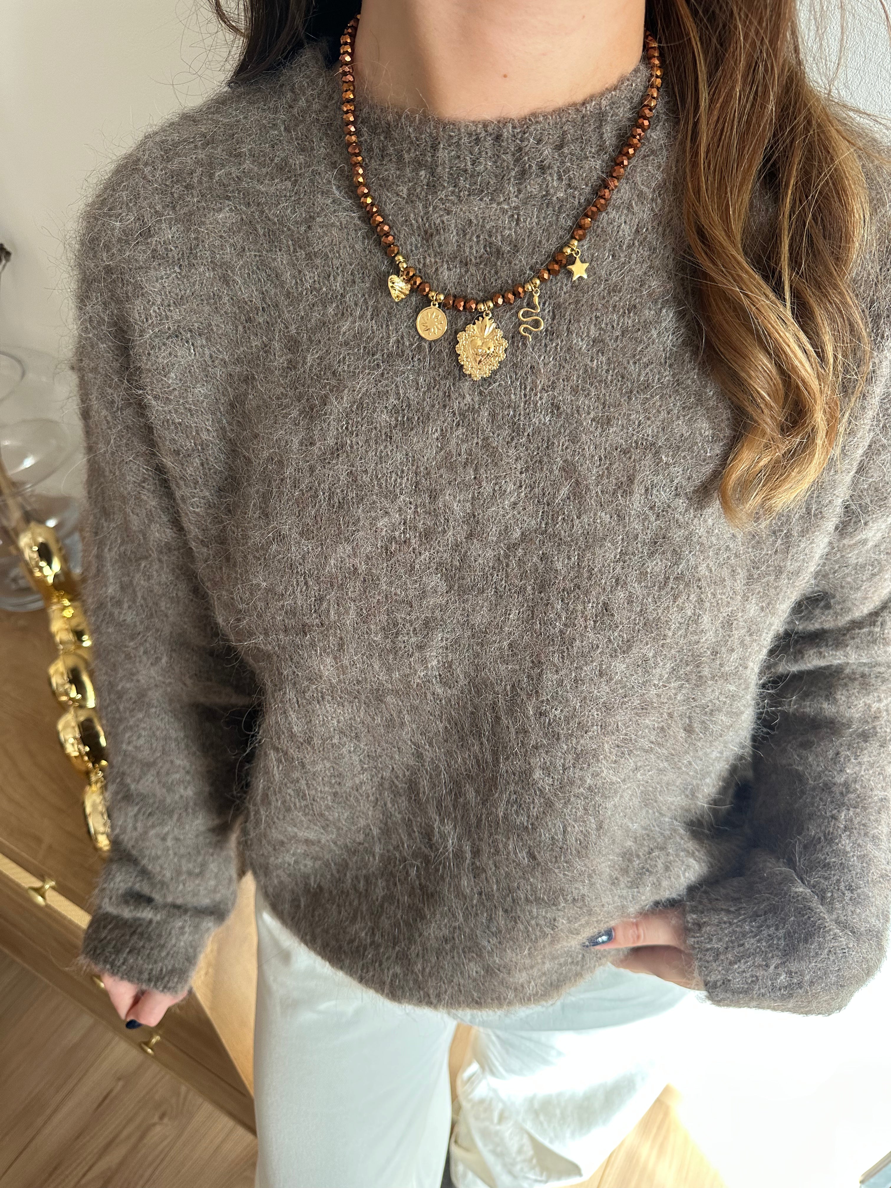 COLLIER BETAYA MARRON