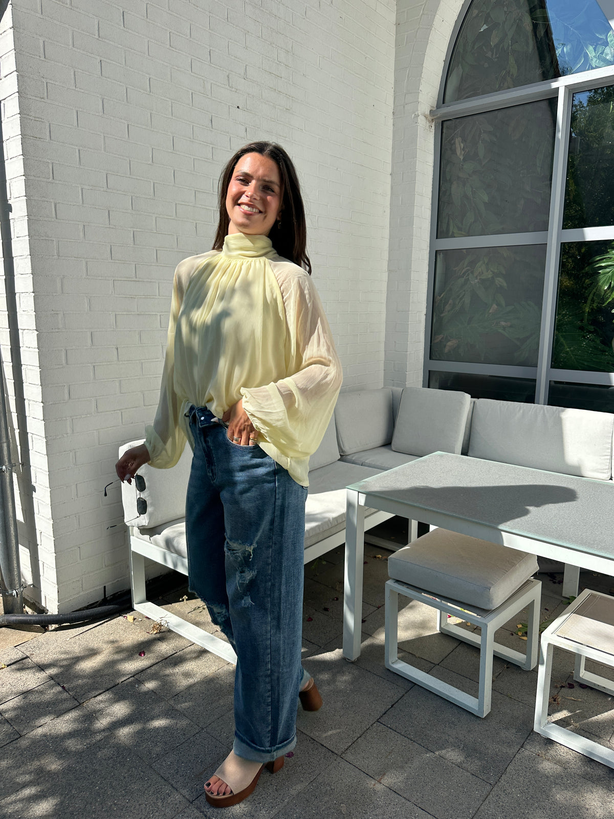 BLOUSE IONA JAUNE