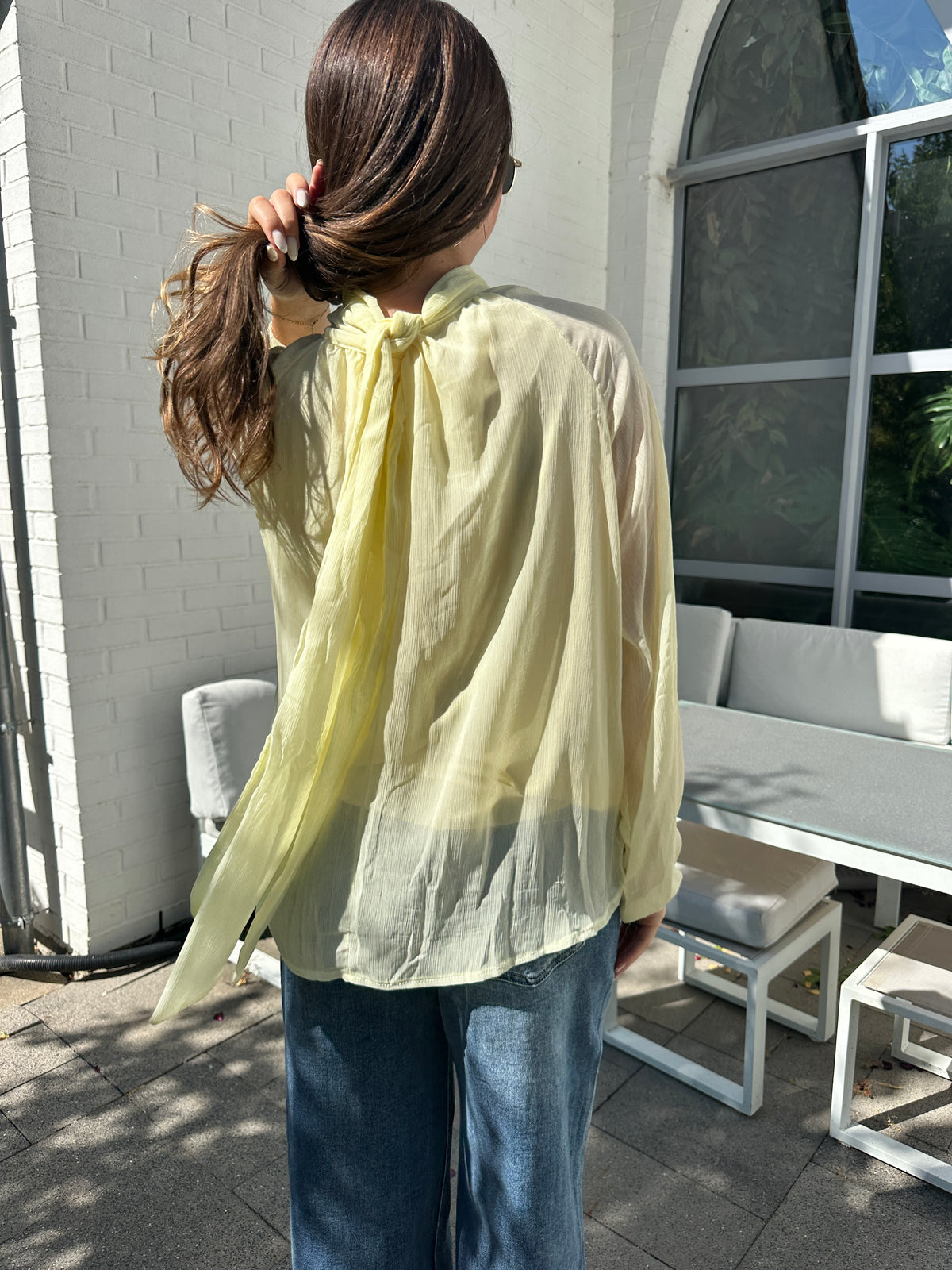 BLOUSE IONA JAUNE